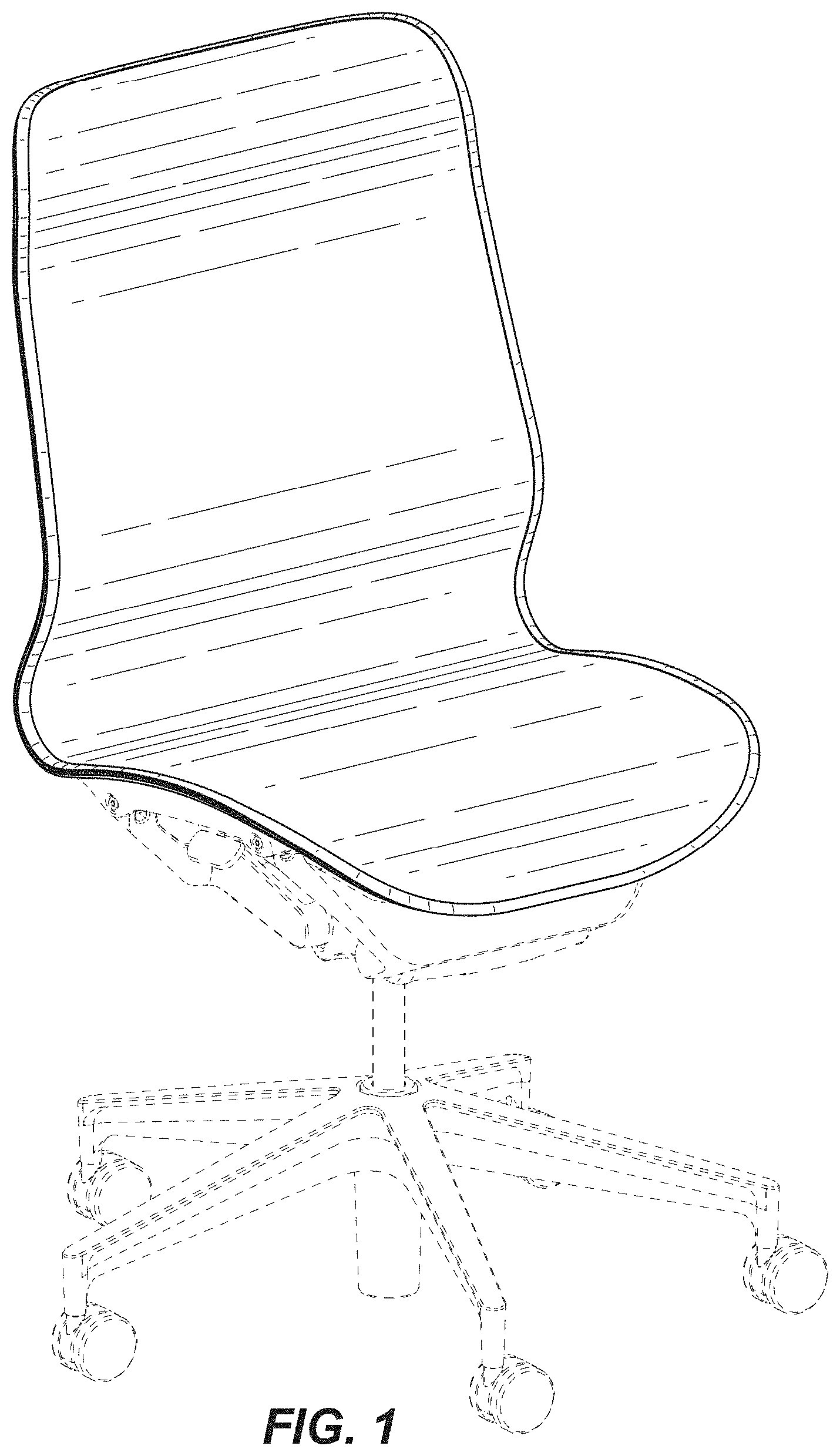 Patent USD1000880 Figure 1 – Chair