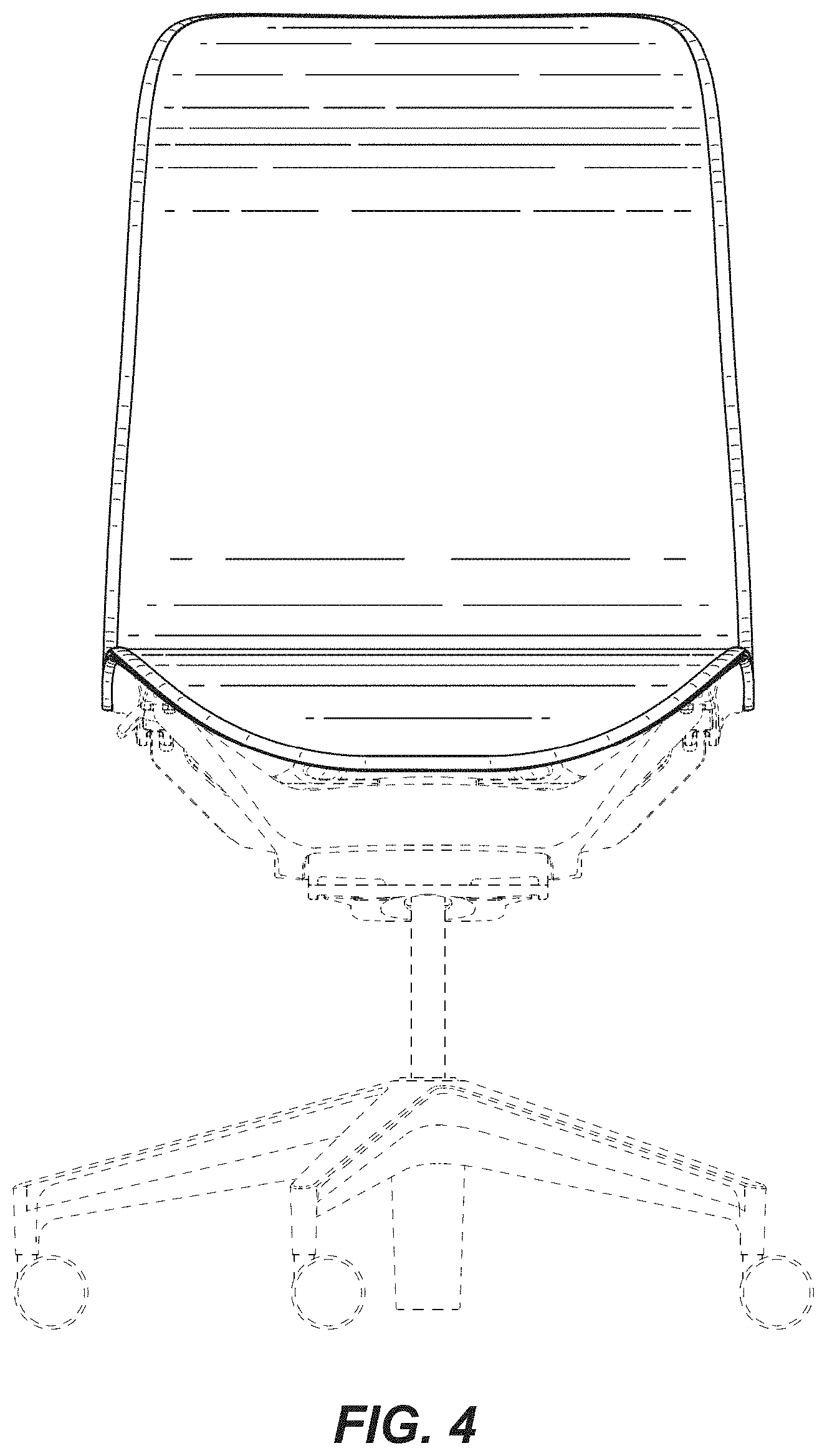 Patent USD1000880 Figure 4 – Chair