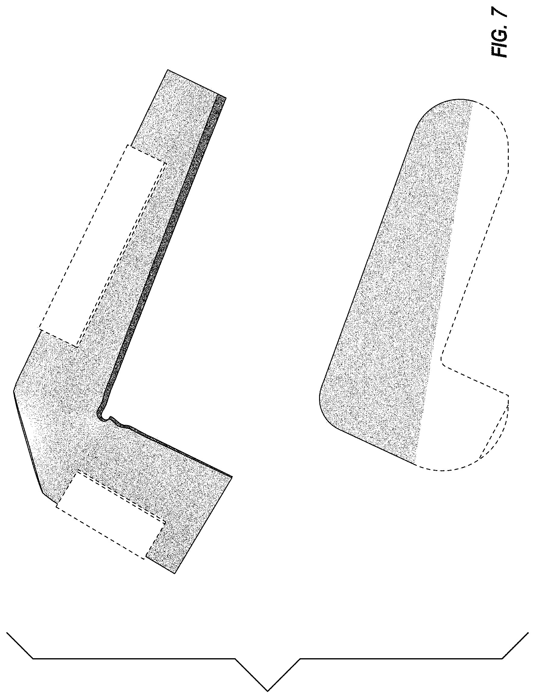 Patent USD1000881 Figure 5 – Arm positioning cradle assembly