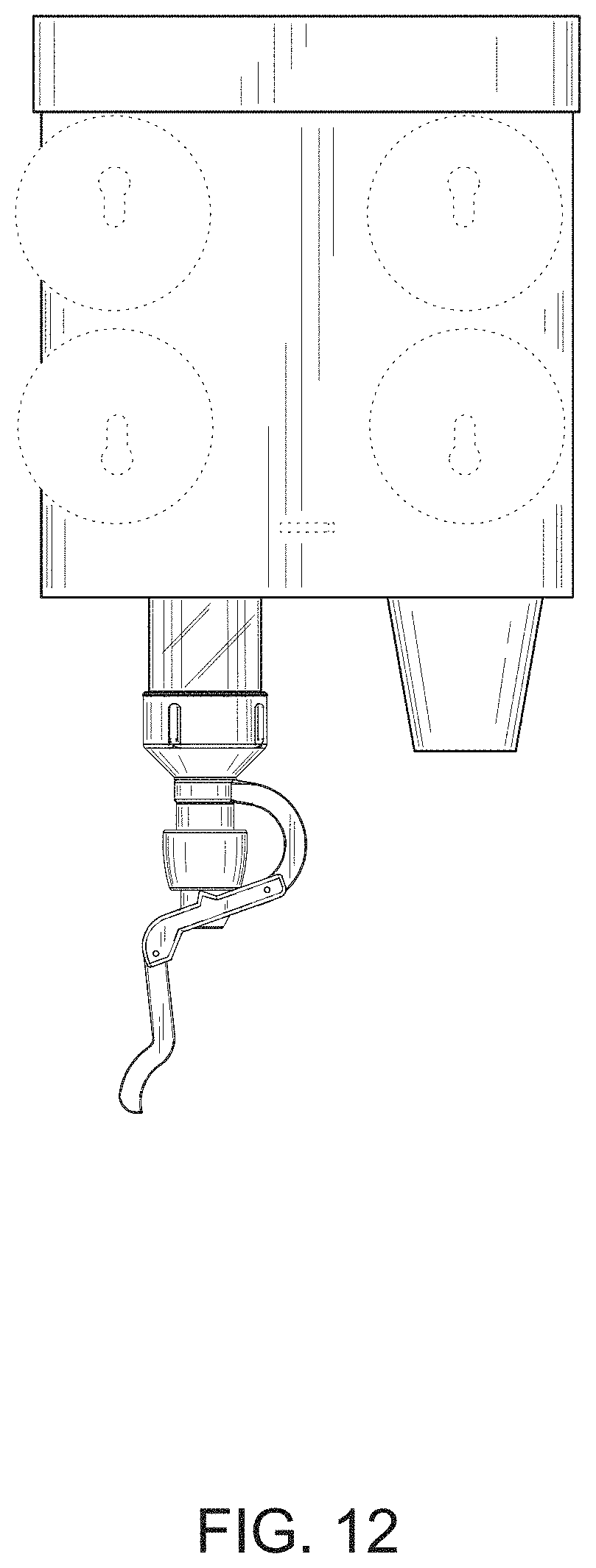 Patent USD1000883 Figure 12 – Liquid and cup dispenser