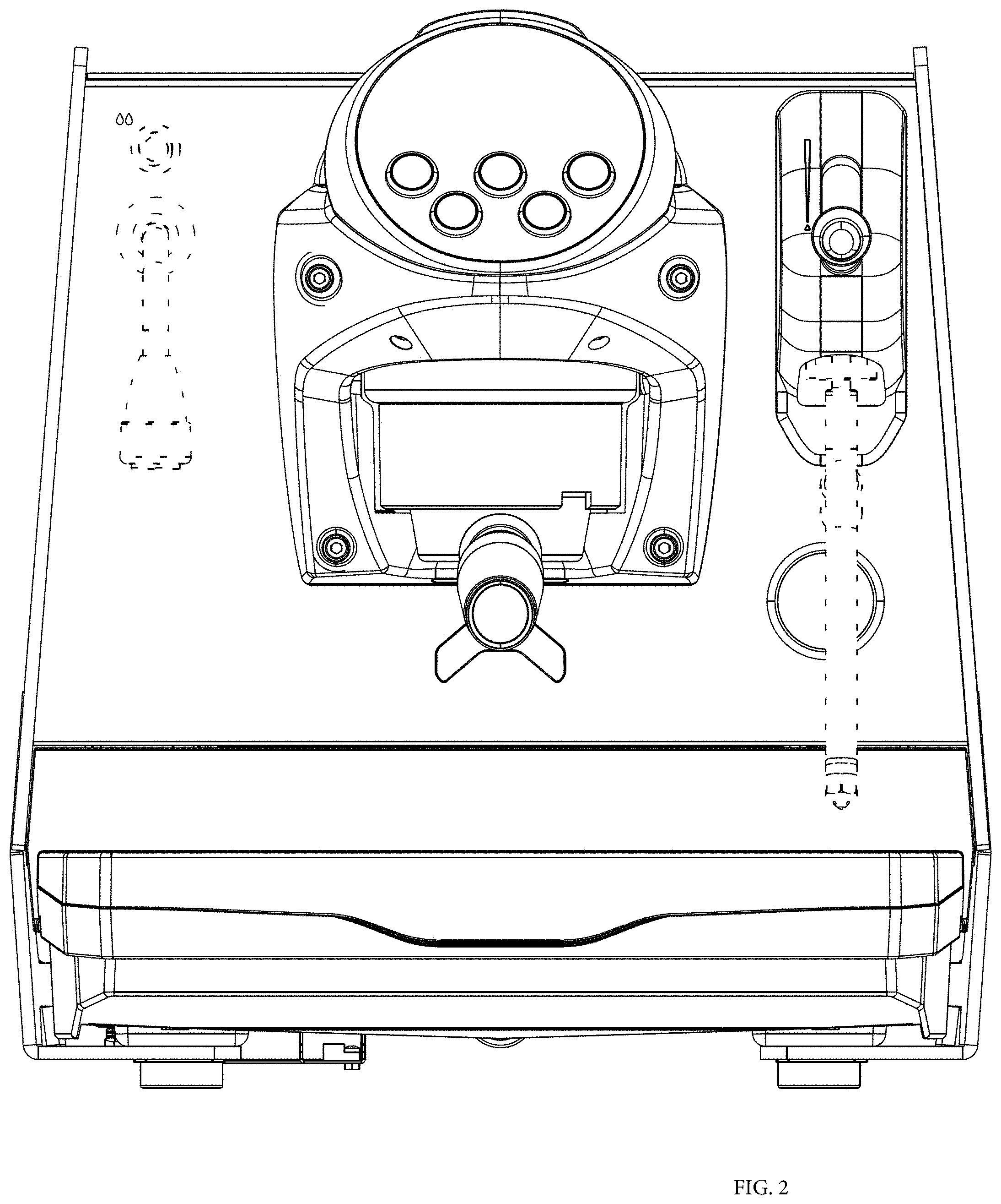 Patent USD1000885 Figure 2 – Coffee machine
