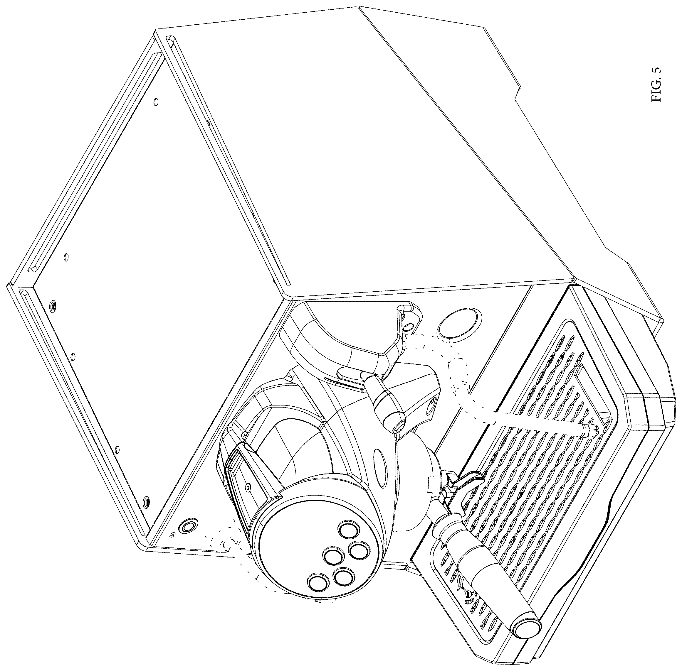 Patent USD1000885 Figure 5 – Coffee machine