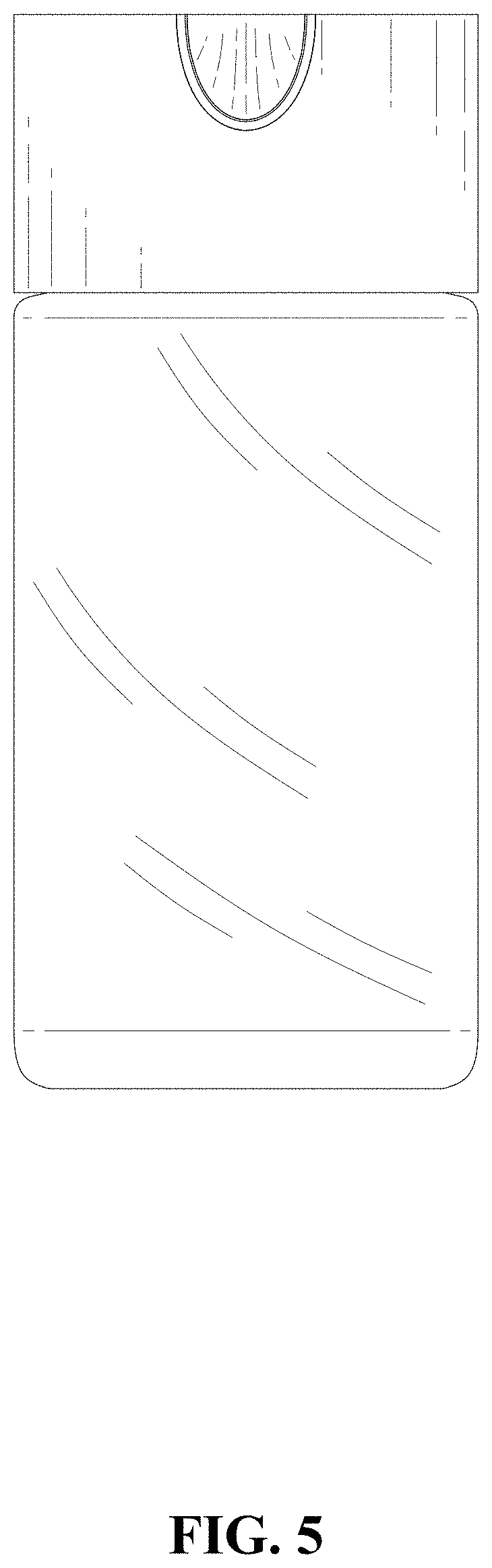 Patent USD1000886 Figure 5 – Snap fastener oil pitcher