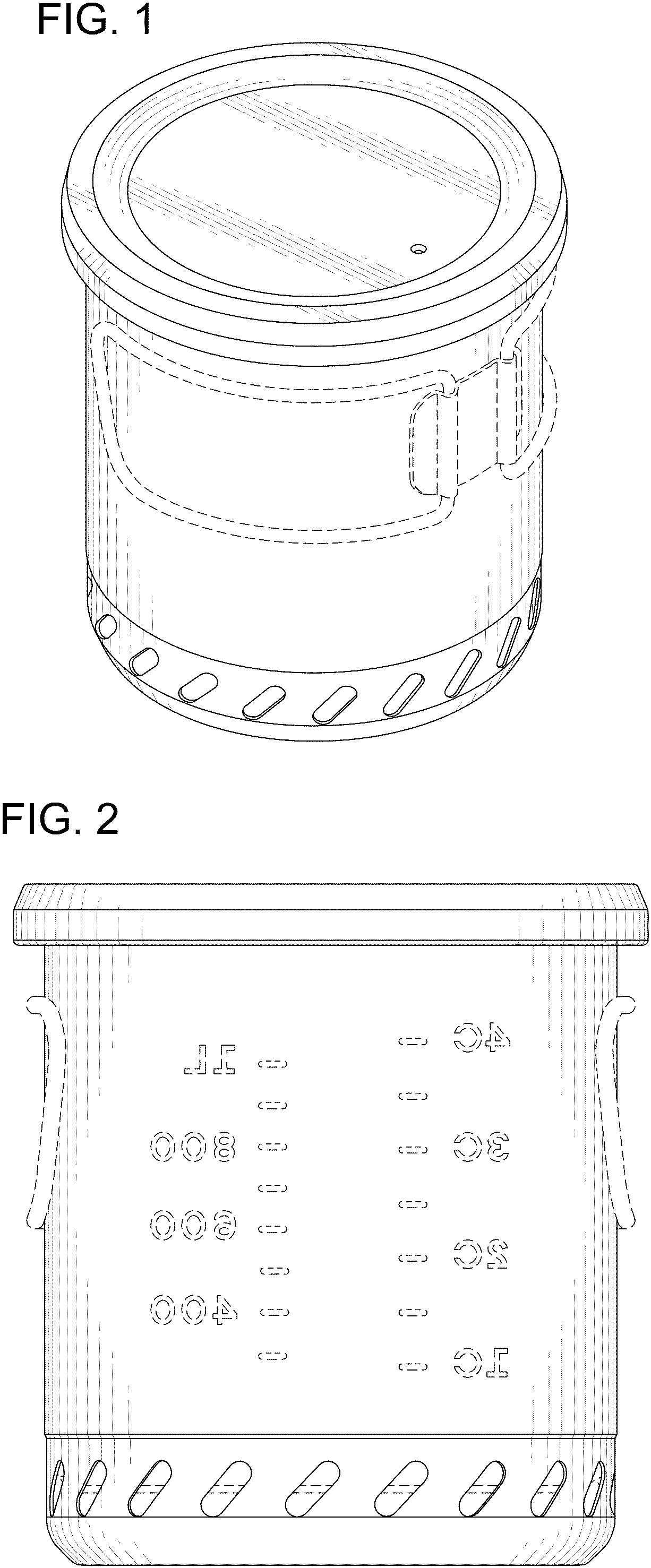 Patent USD1000888 Figure 1 – Cooking pot