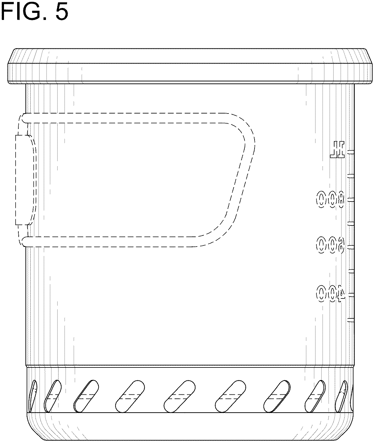 Patent USD1000888 Figure 3 – Cooking pot