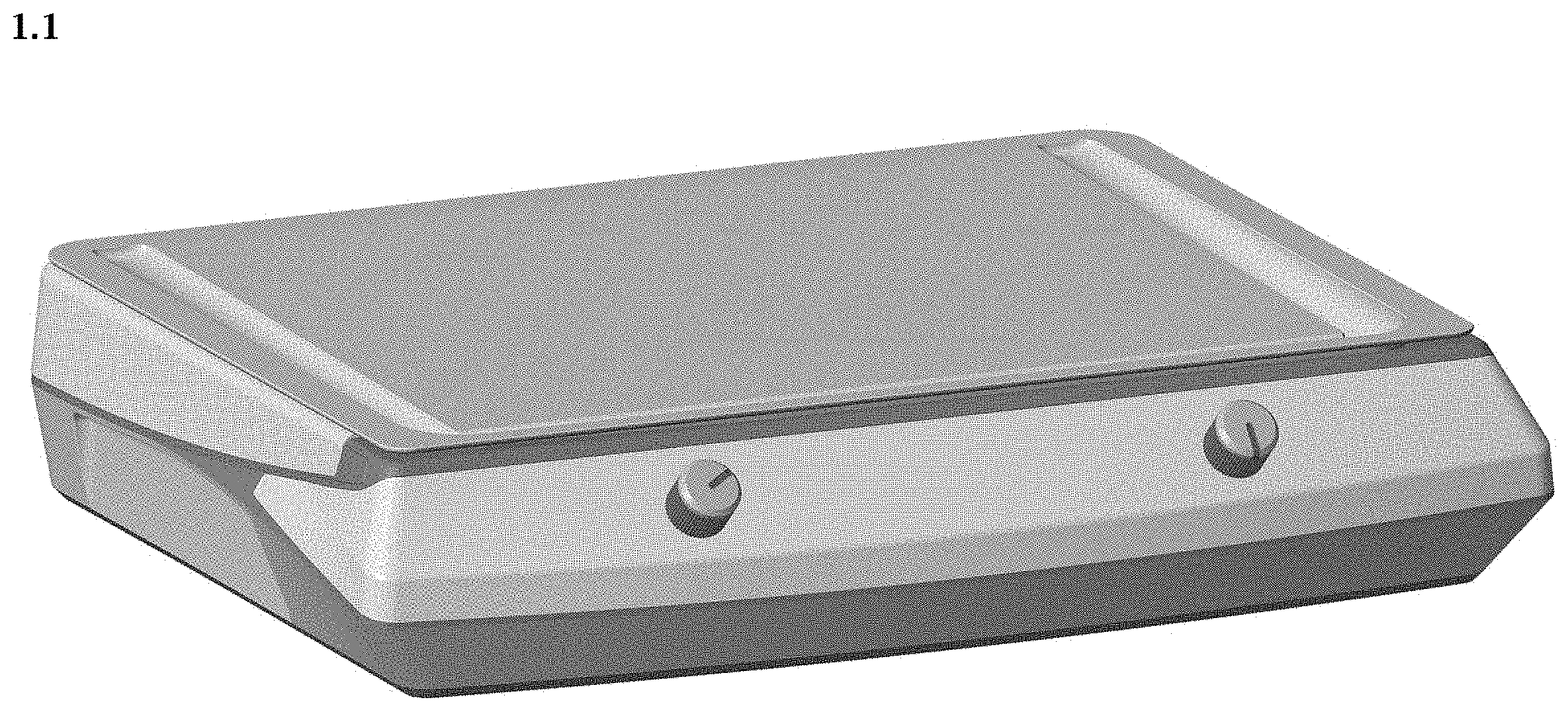 Patent USD1000891 Figure 1 – Griddle
