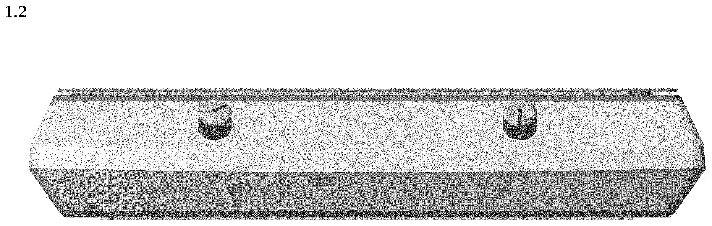 Patent USD1000891 Figure 2 – Griddle