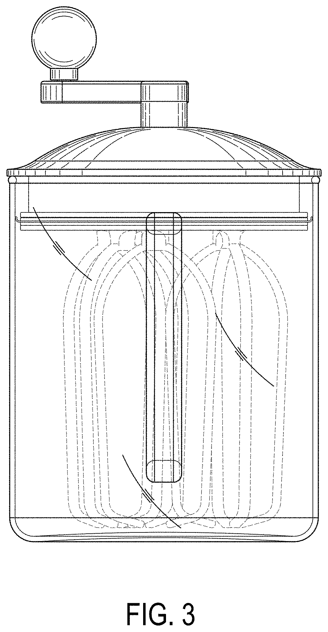 Patent USD1000892 Figure 3 – Dough mixer