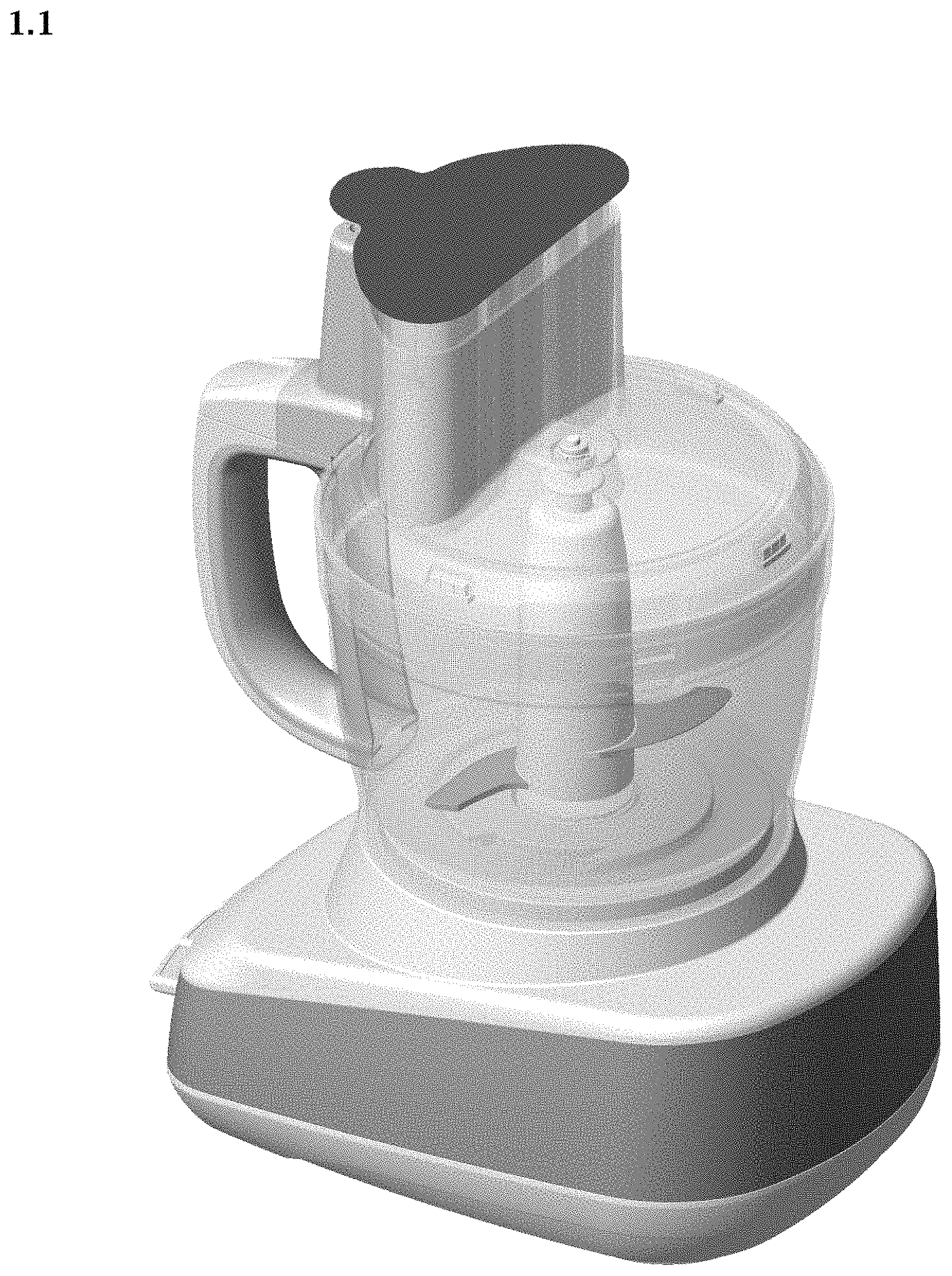 Patent USD1000893 Figure 1 – Food processing apparatus