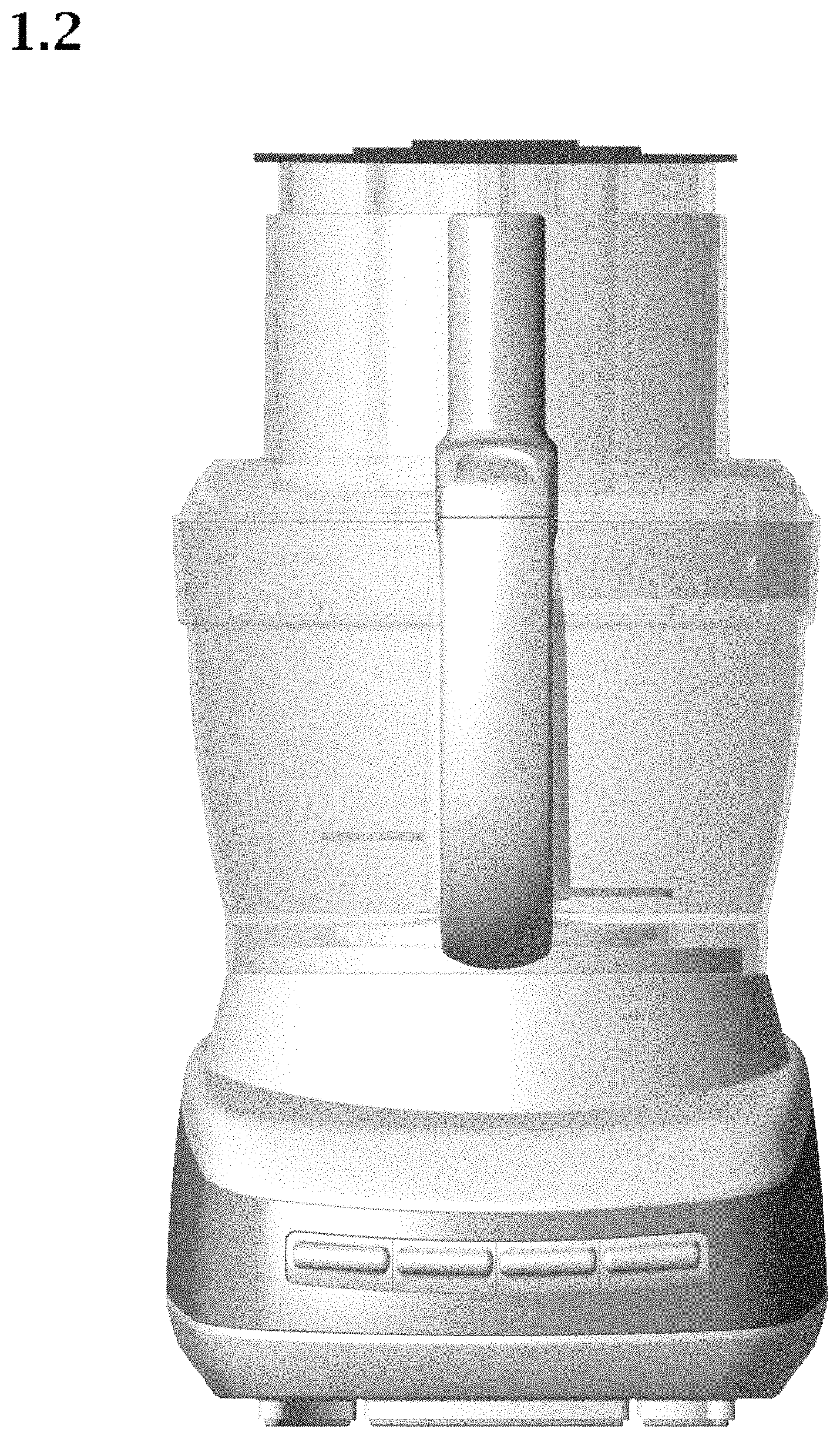 Patent USD1000893 Figure 2 – Food processing apparatus