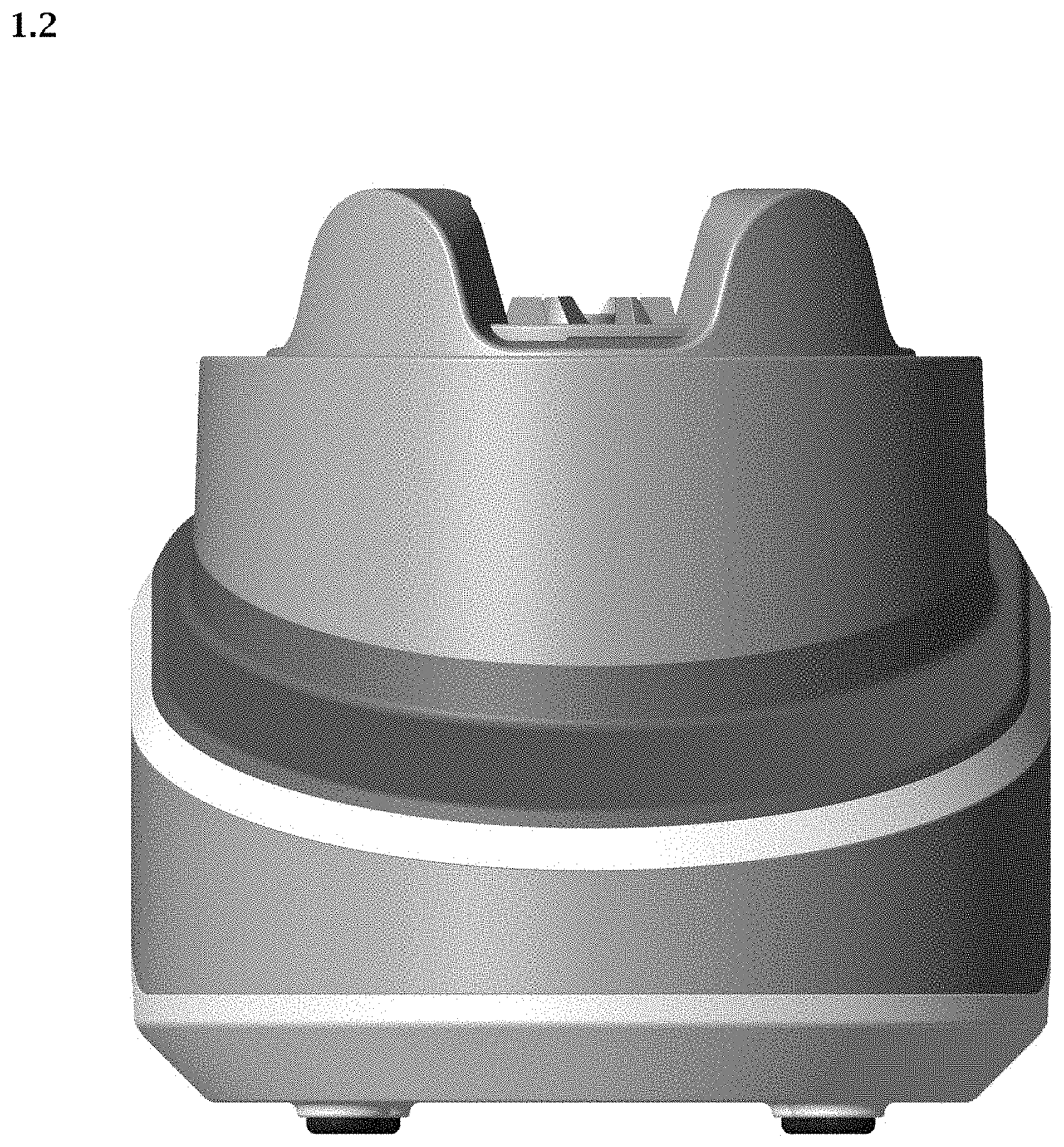 Patent USD1000895 Figure 2 – Base for a food processing appliance