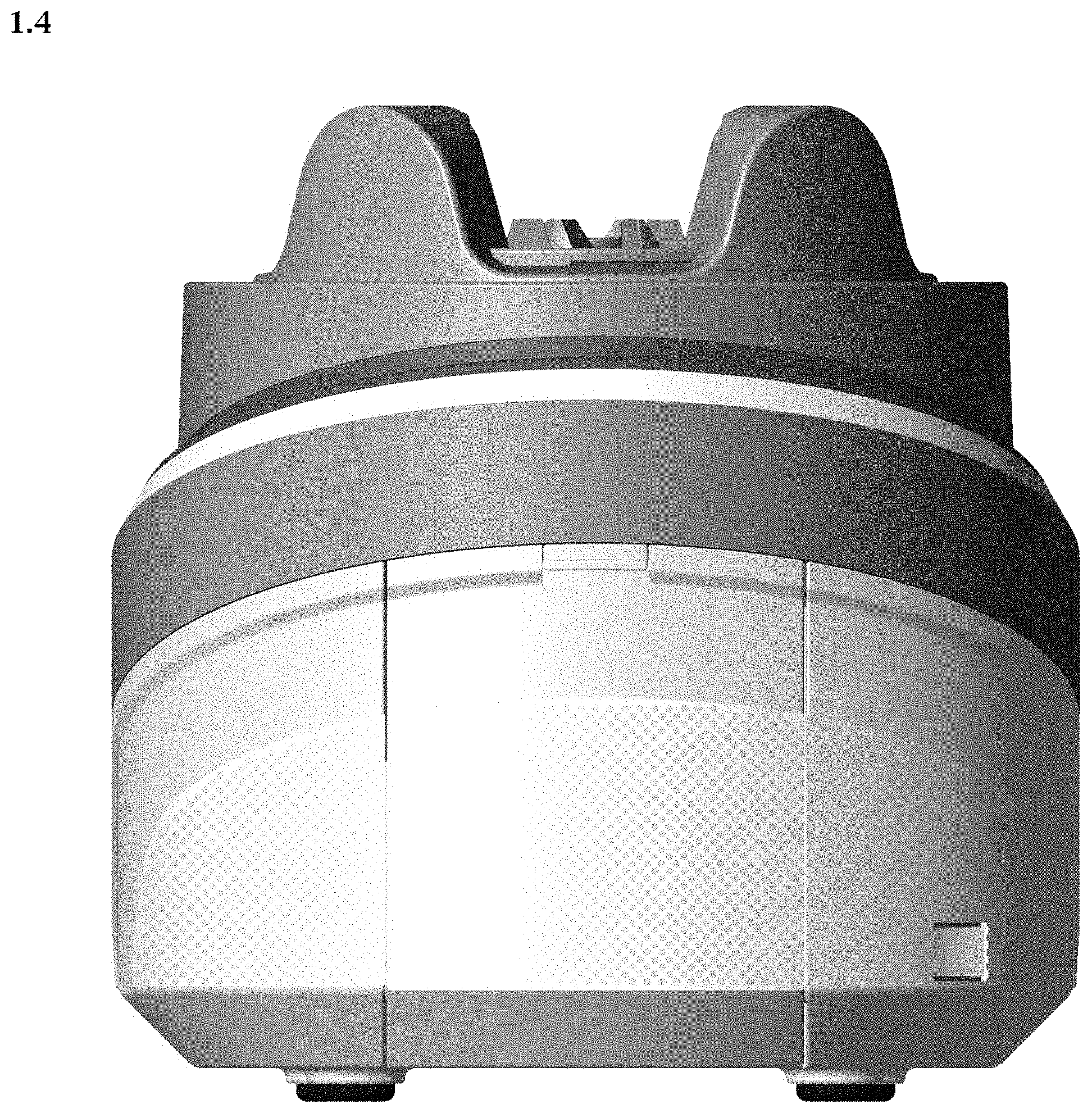 Patent USD1000895 Figure 4 – Base for a food processing appliance