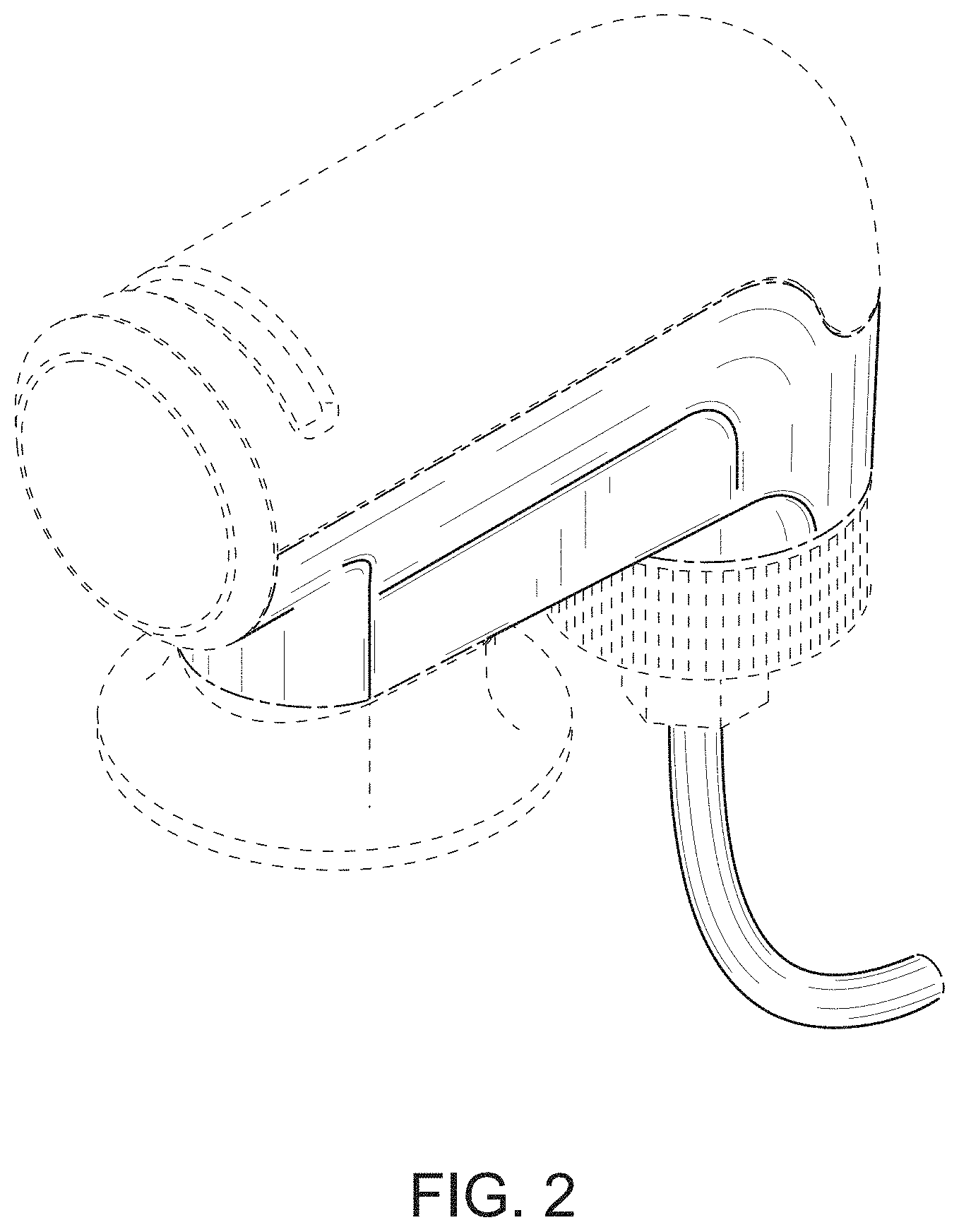 Patent USD1000898 Figure 2 – Bottle pressurizer with hose