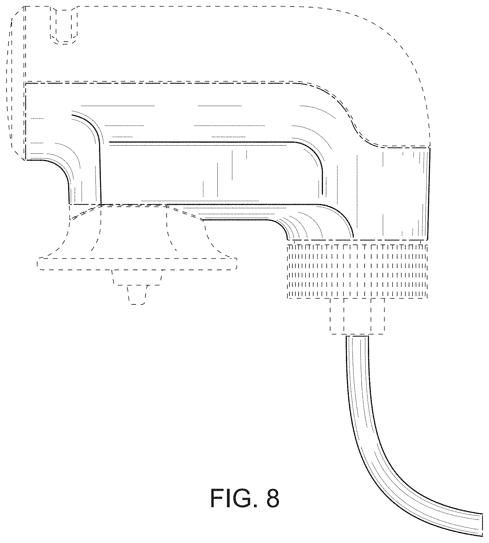 Patent USD1000898 Figure 8 – Bottle pressurizer with hose