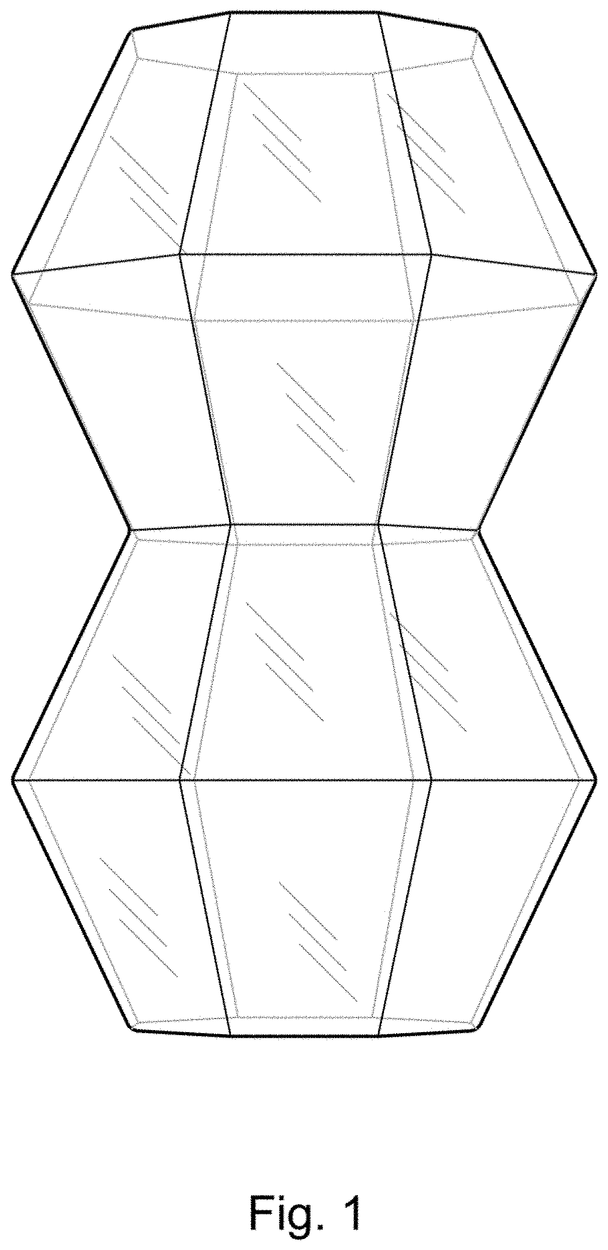Patent USD1000901 Figure 1 – Beverage glass