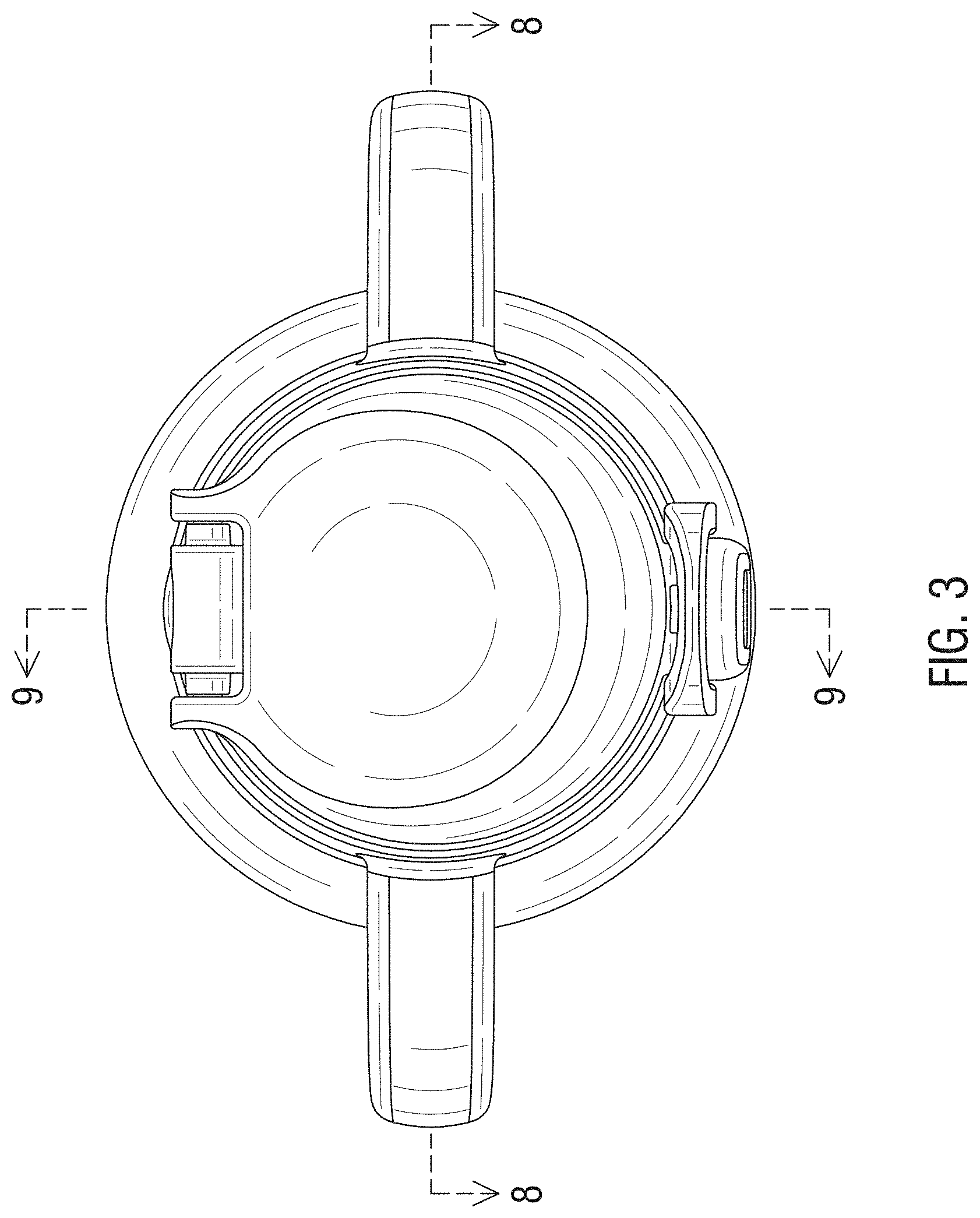 Patent USD1000902 Figure 3 – Drinking flask