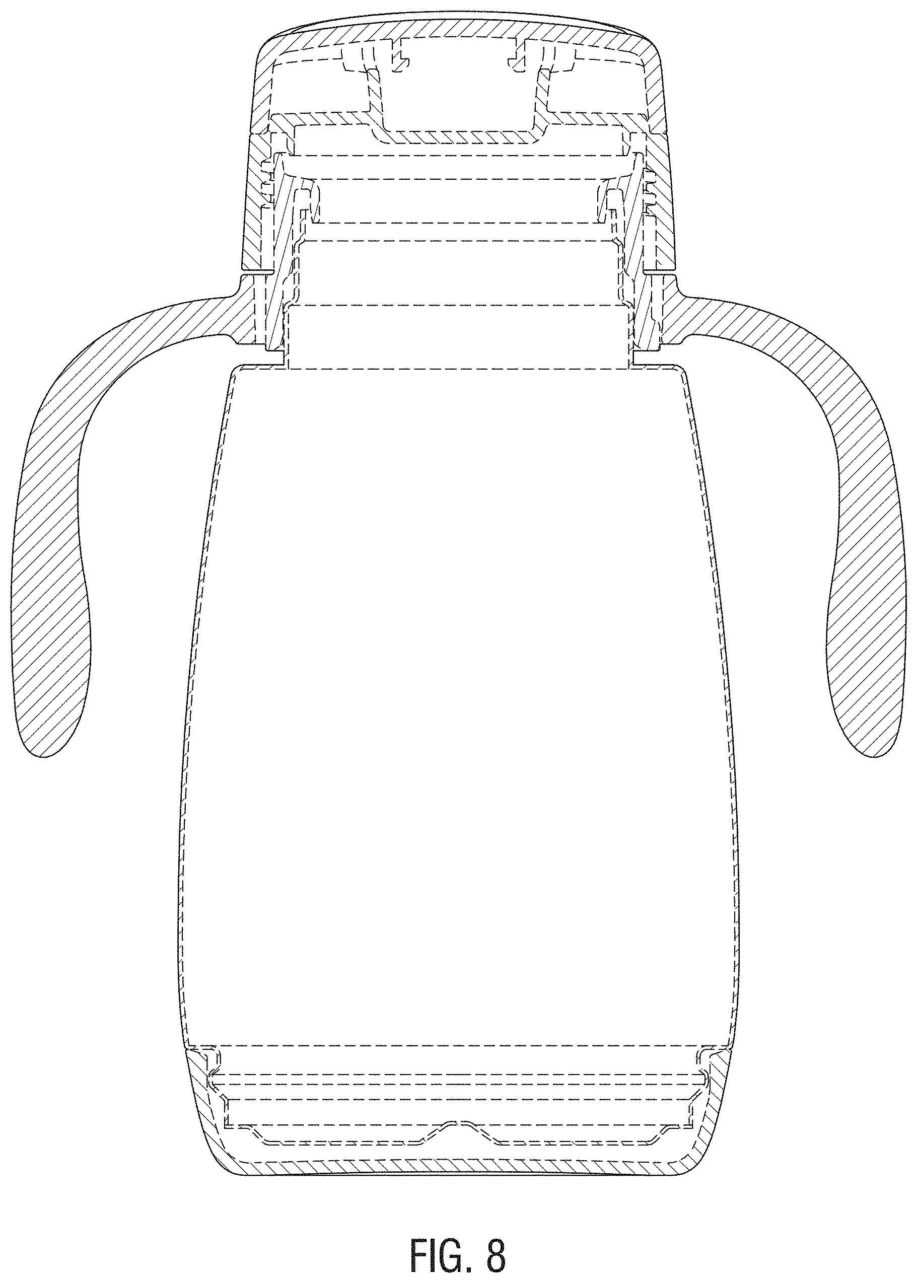 Patent USD1000902 Figure 8 – Drinking flask