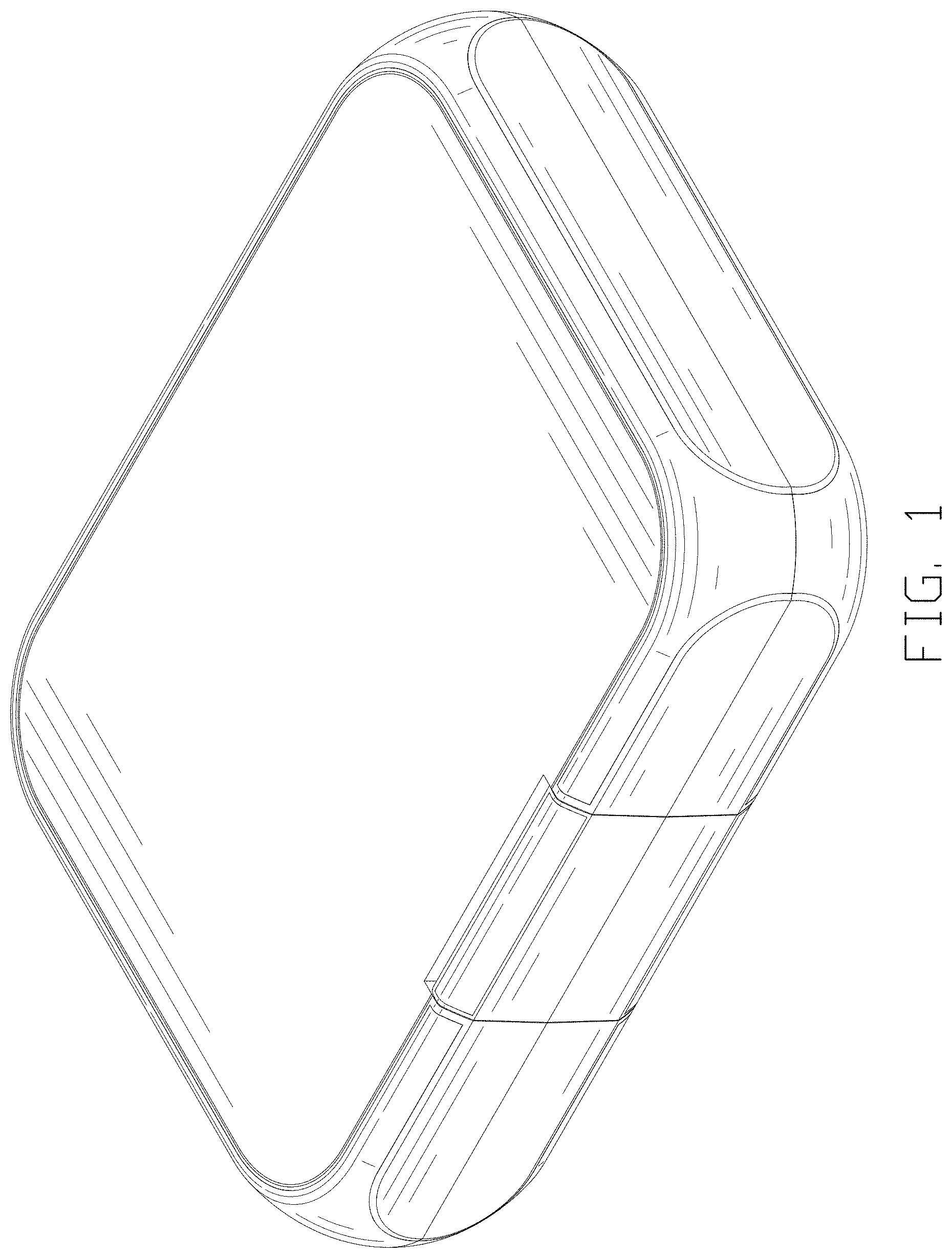 Patent USD1000904 Figure 1 – Lunch box