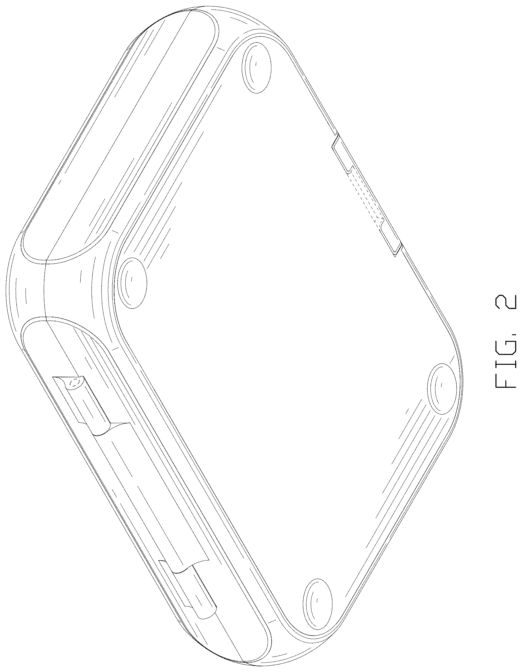 Patent USD1000904 Figure 2 – Lunch box