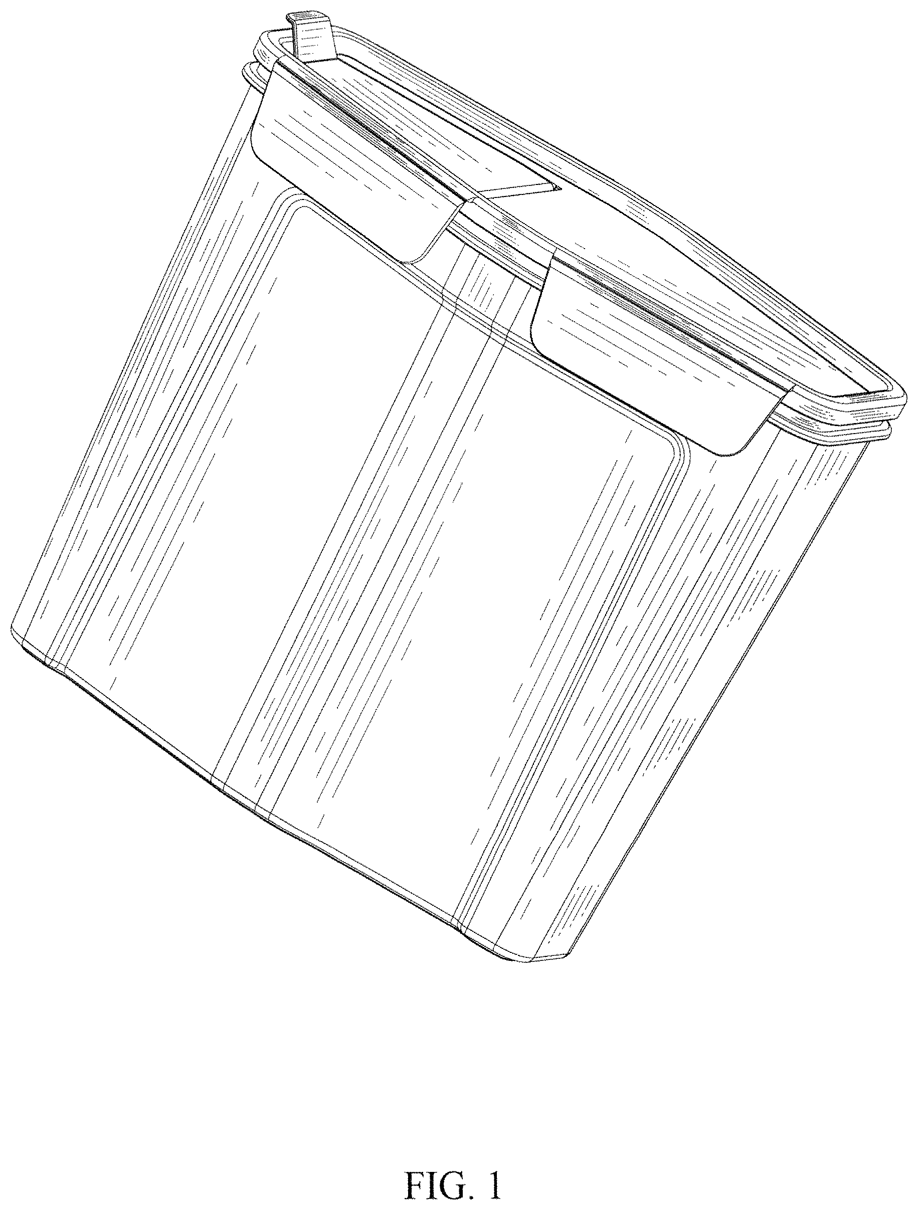 Patent USD1000906 Figure 1 – Cereal container
