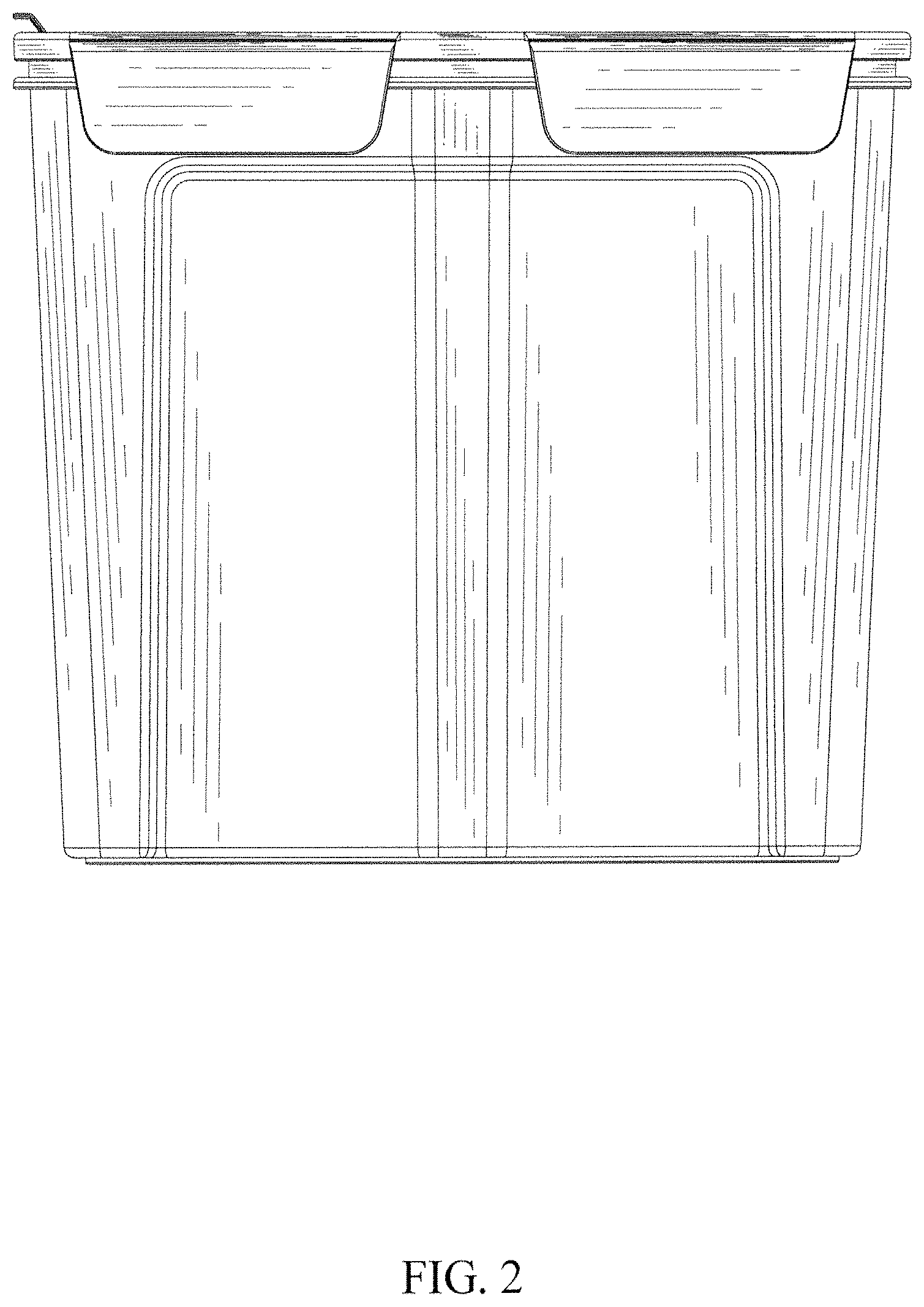 Patent USD1000906 Figure 2 – Cereal container