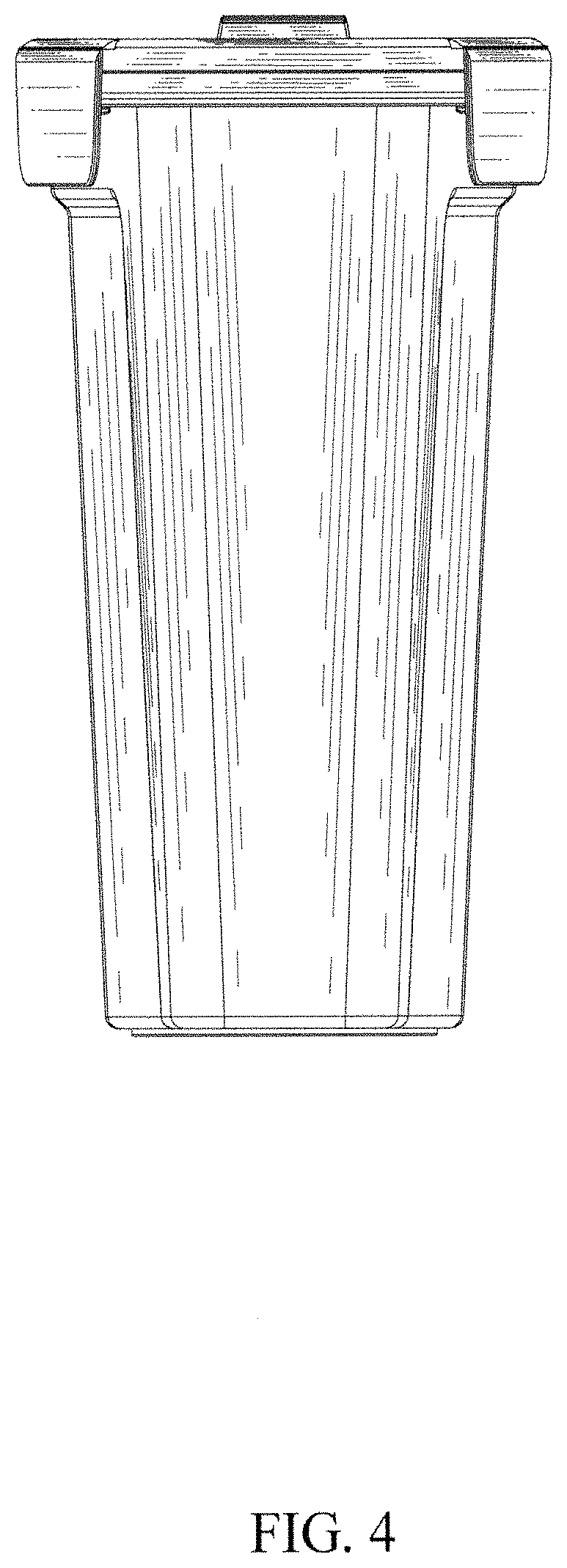 Patent USD1000906 Figure 4 – Cereal container