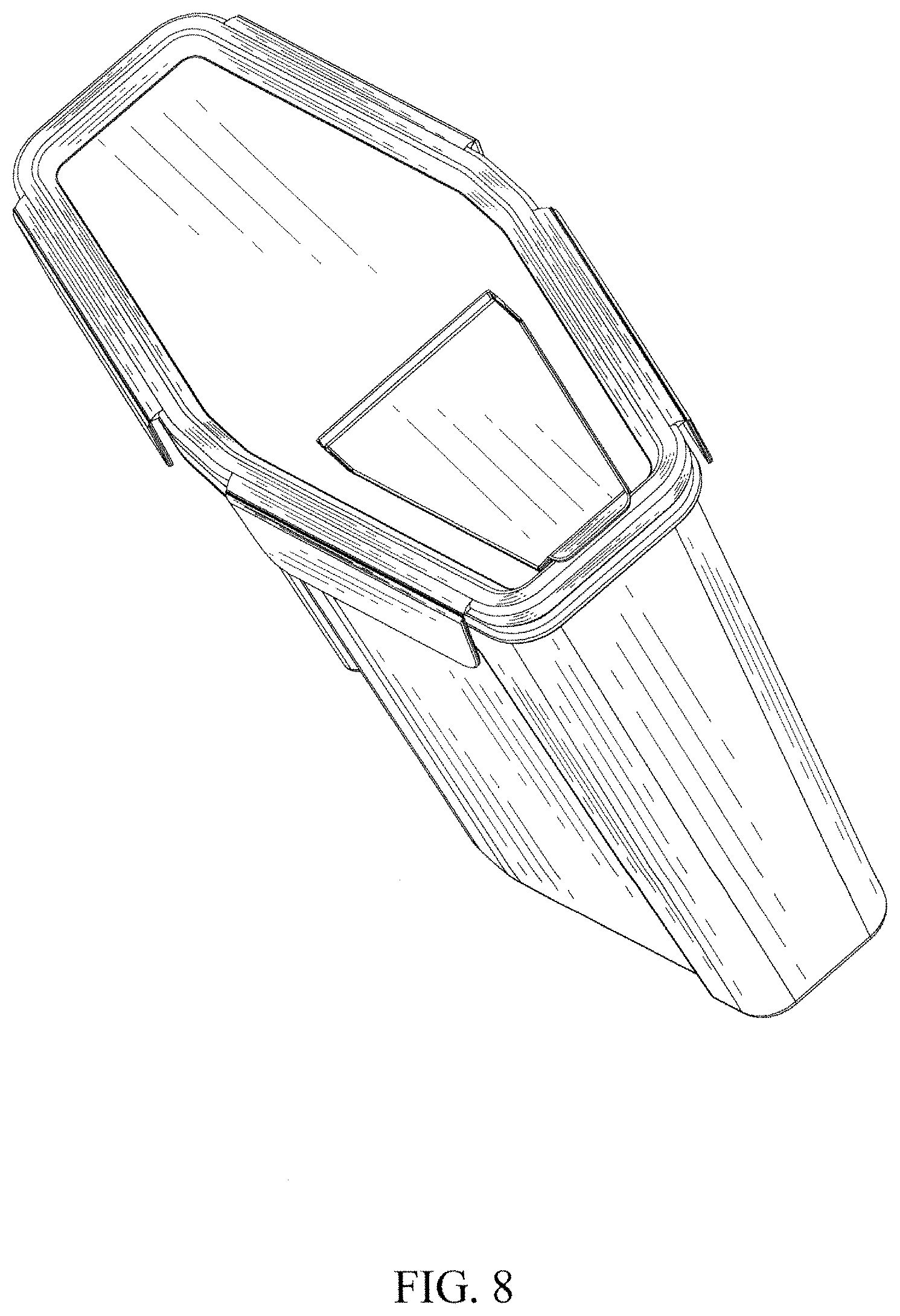 Patent USD1000906 Figure 8 – Cereal container