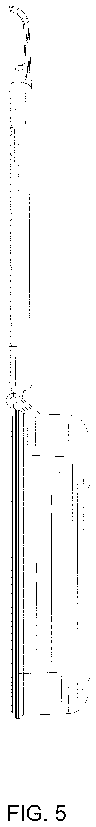 Patent USD1000907 Figure 5 – Double buckle lunch box