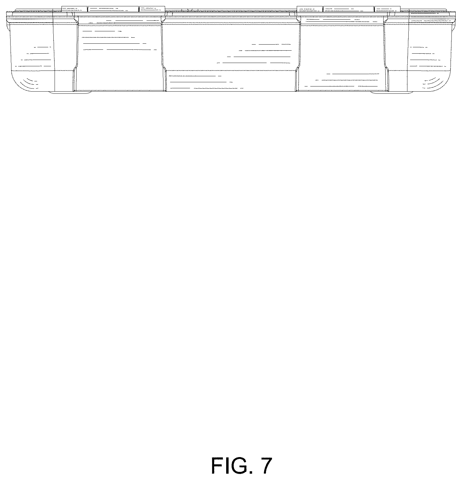 Patent USD1000907 Figure 7 – Double buckle lunch box