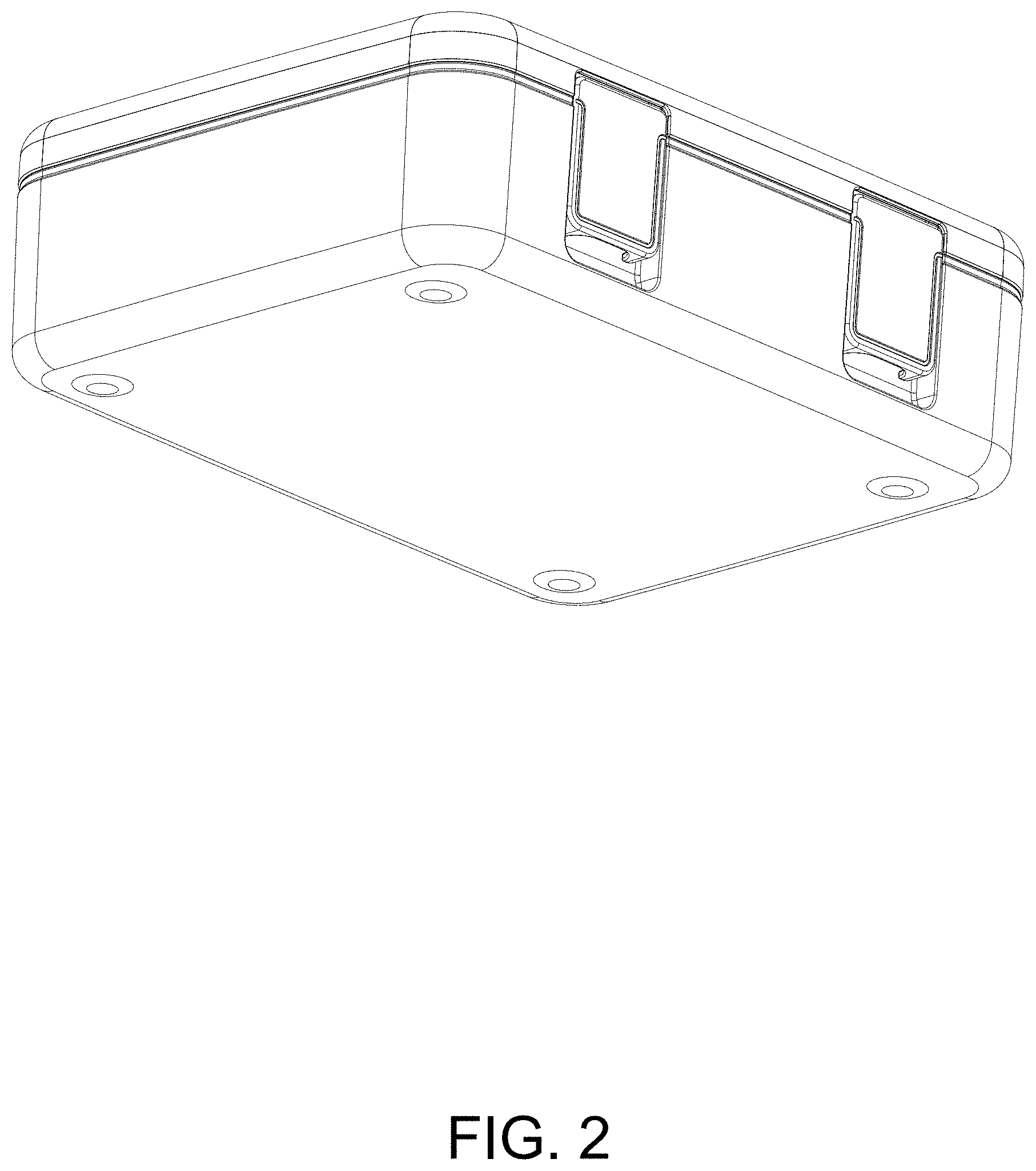Patent USD1000908 Figure 2 – Lunch box