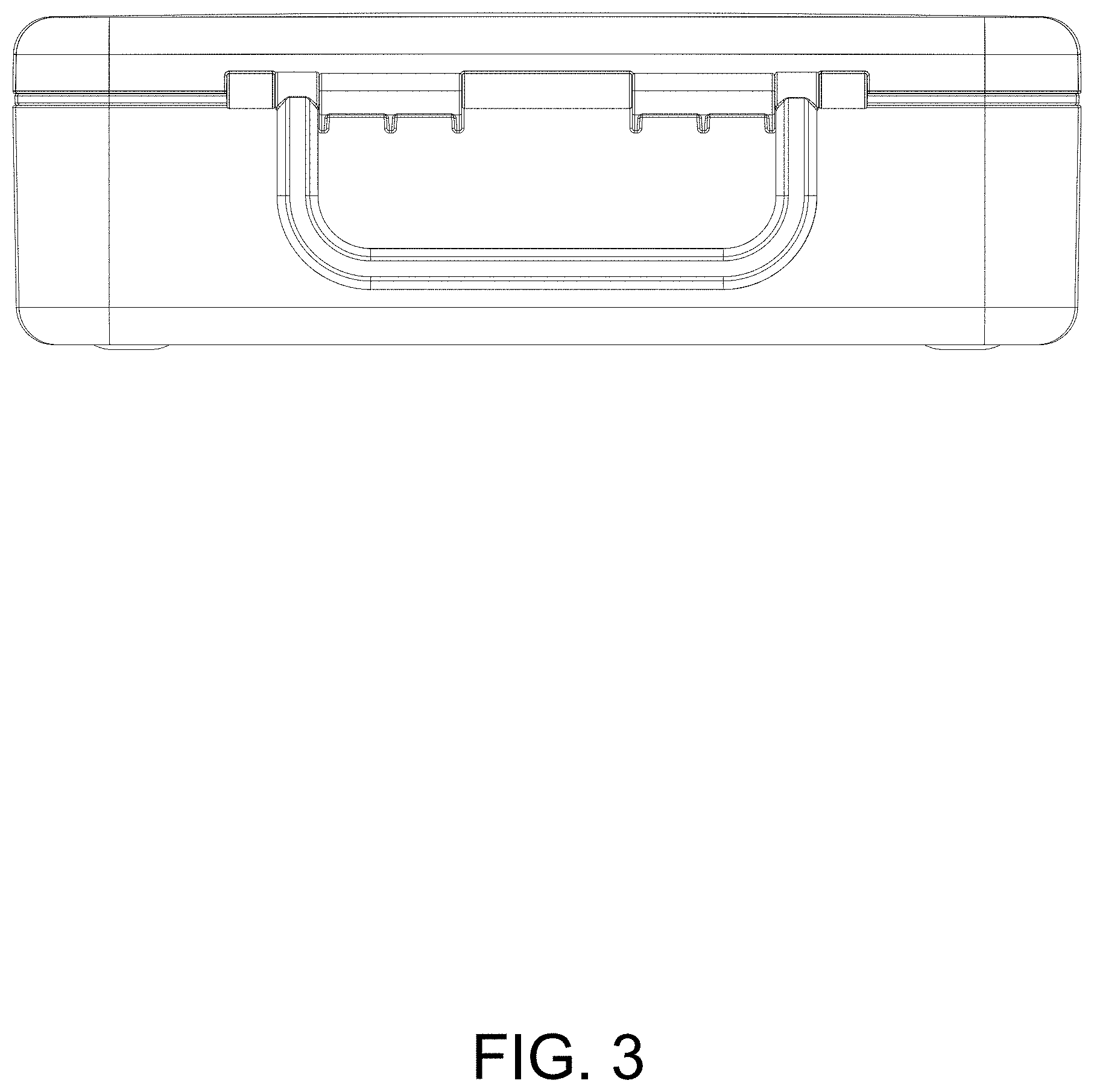 Patent USD1000908 Figure 3 – Lunch box