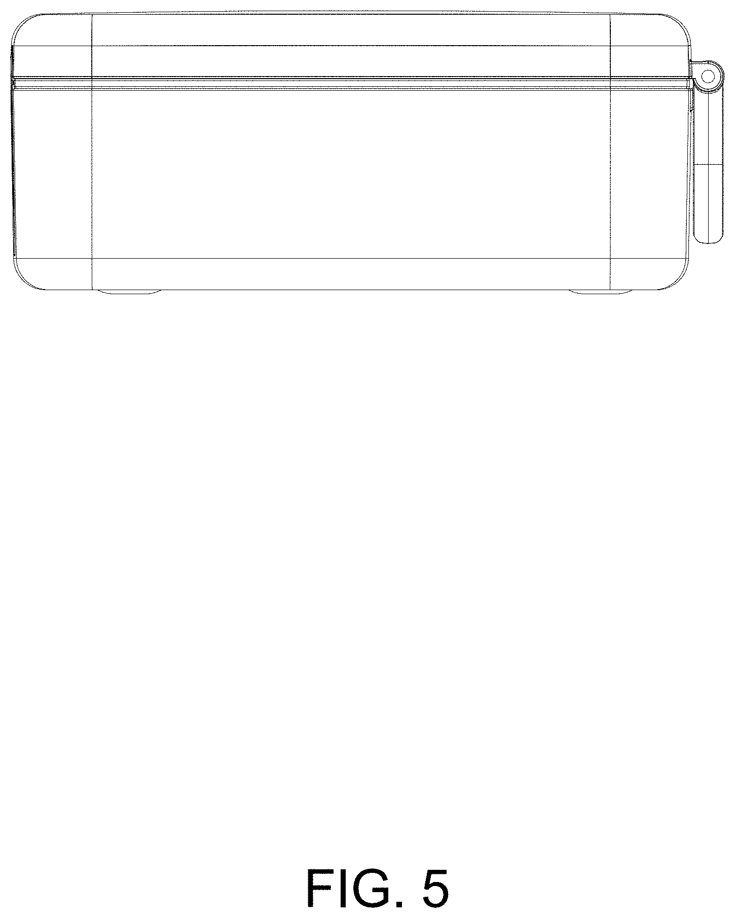Patent USD1000908 Figure 5 – Lunch box