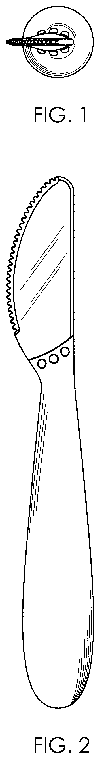 Patent USD1000911 Figure 1 – Toddler's knife