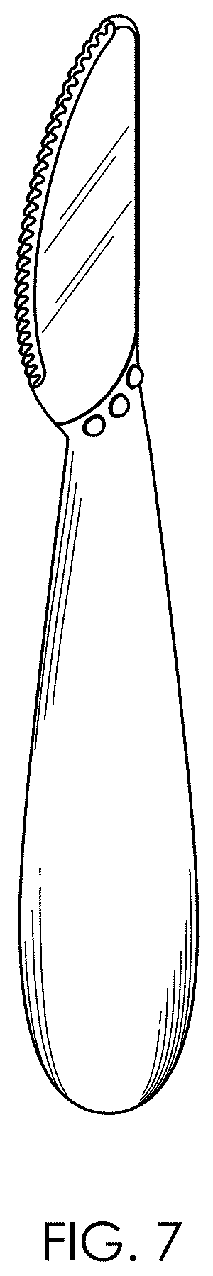 Patent USD1000911 Figure 5 – Toddler's knife
