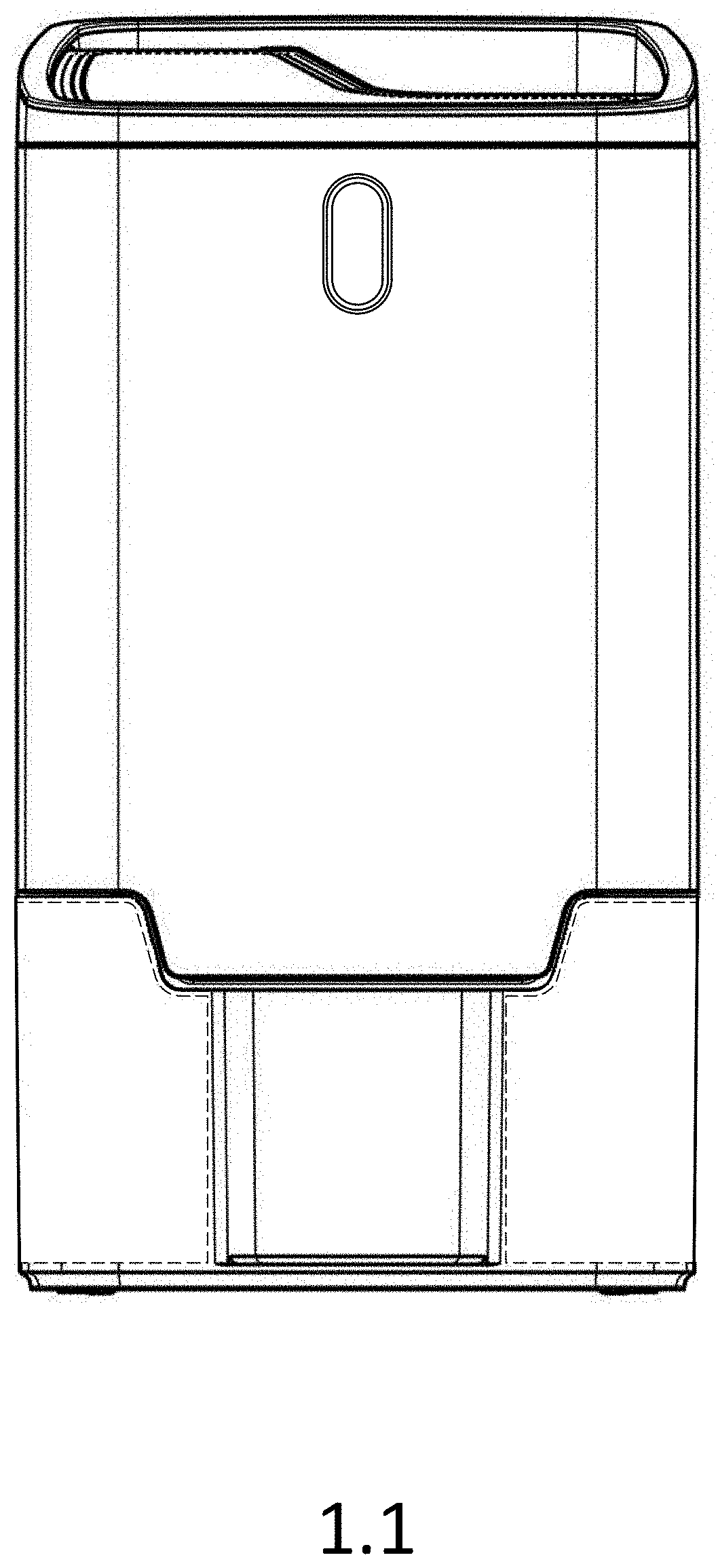 Patent USD1000912 Figure 1 – Electric fruit juicer