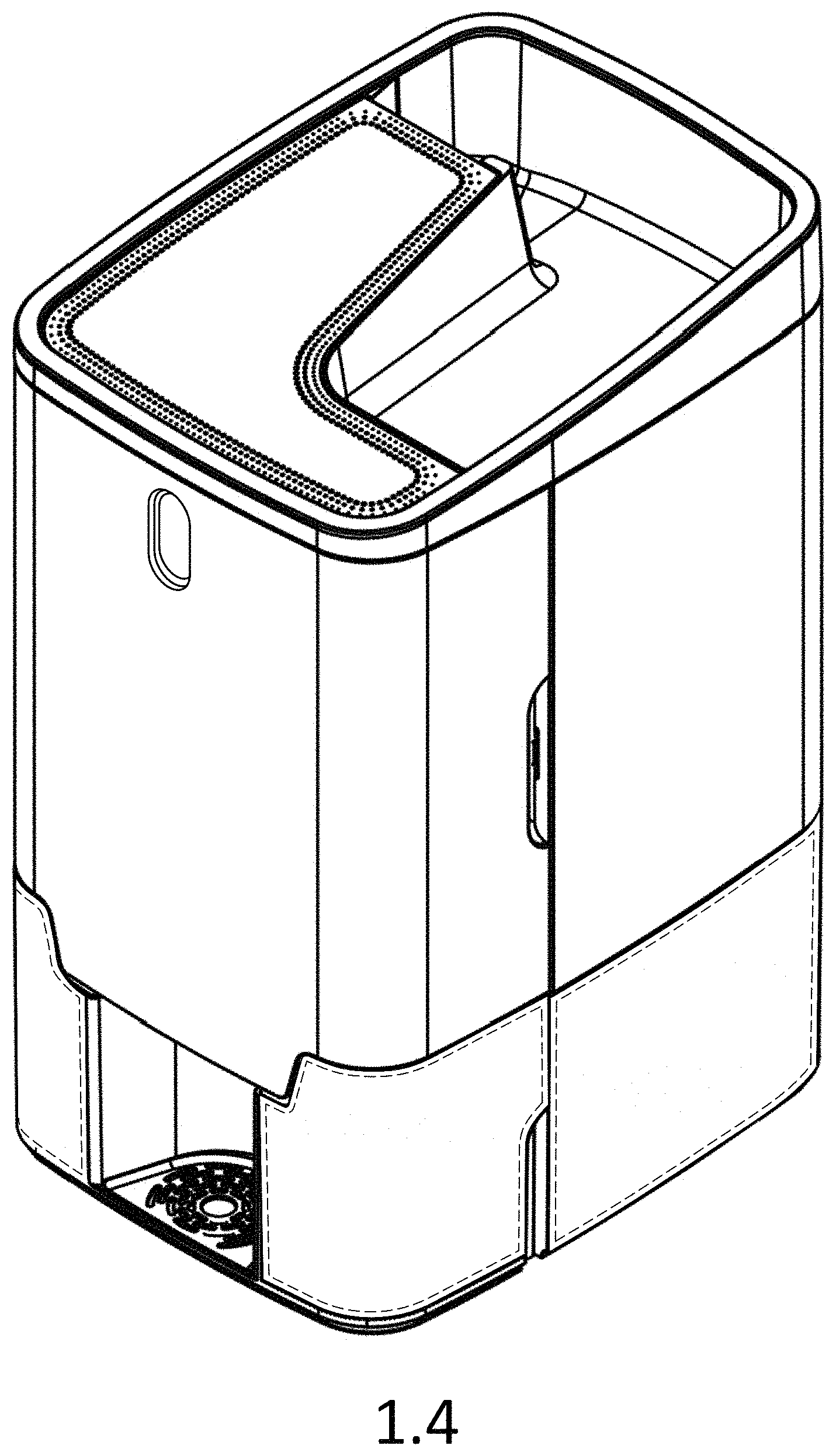 Patent USD1000912 Figure 4 – Electric fruit juicer