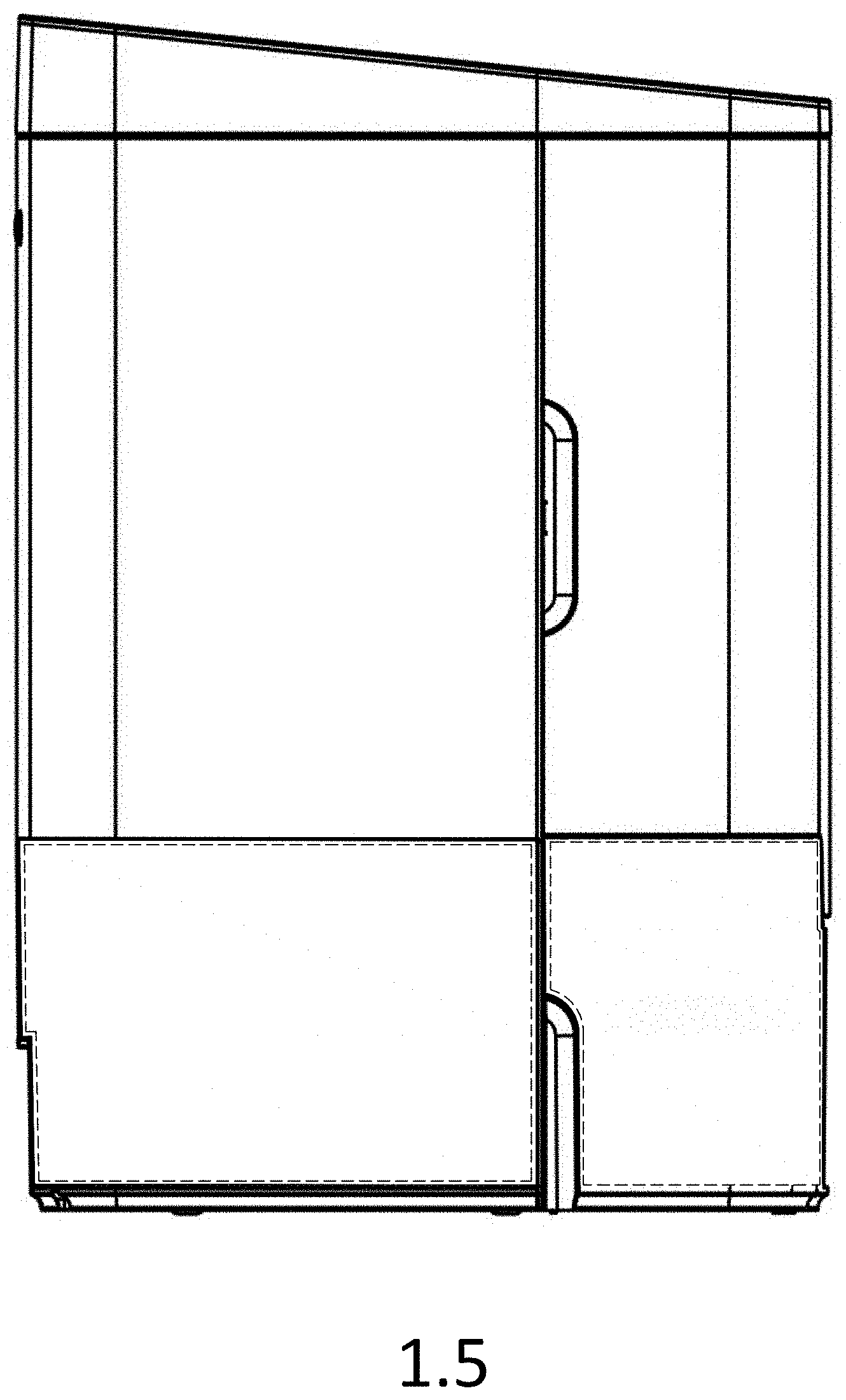 Patent USD1000912 Figure 5 – Electric fruit juicer