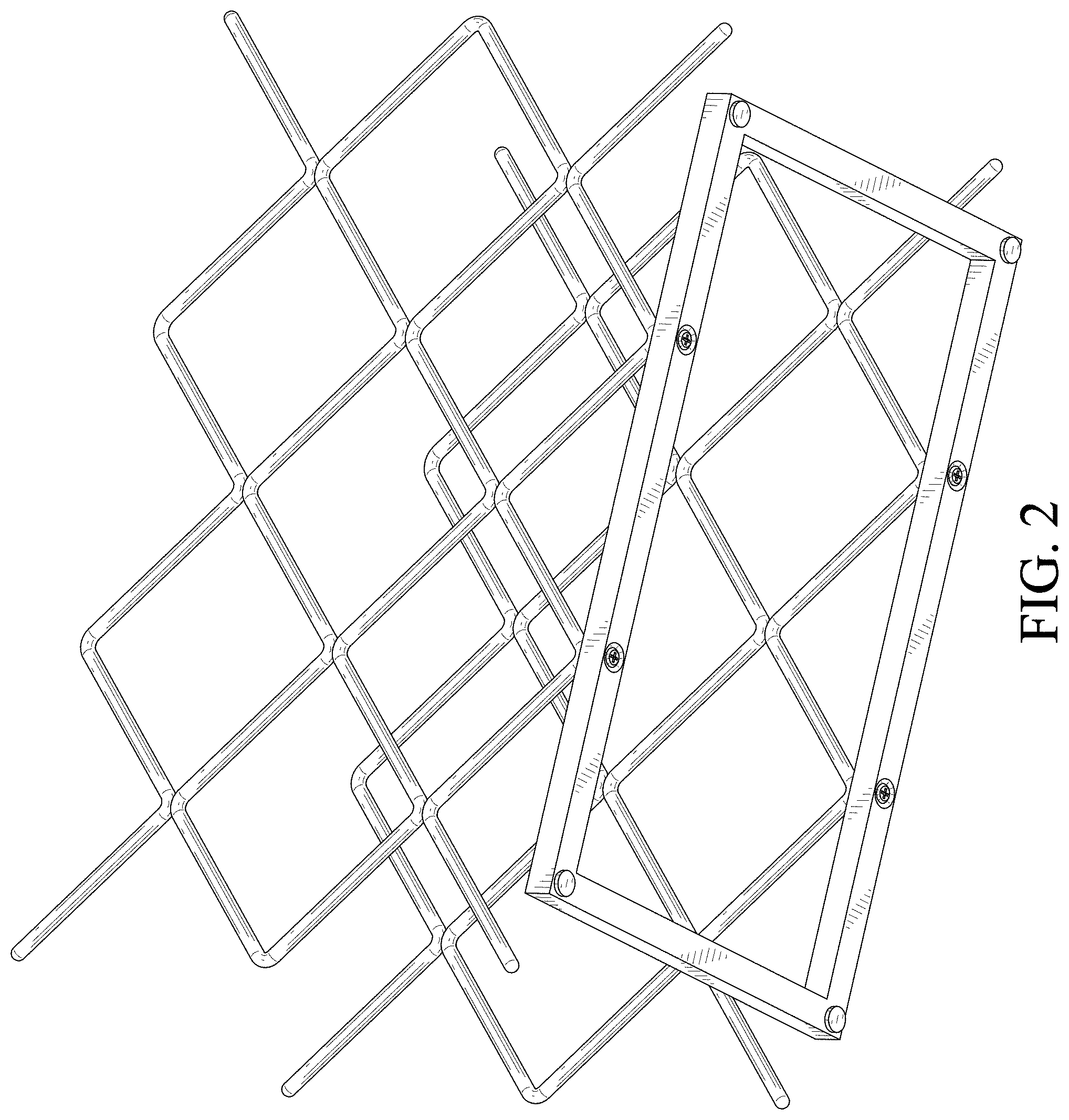 Patent USD1000917 Figure 2 – Wine rack