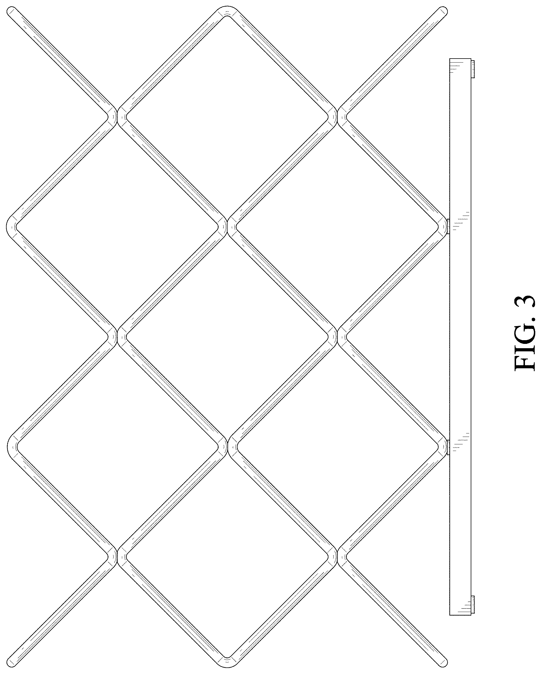Patent USD1000917 Figure 3 – Wine rack