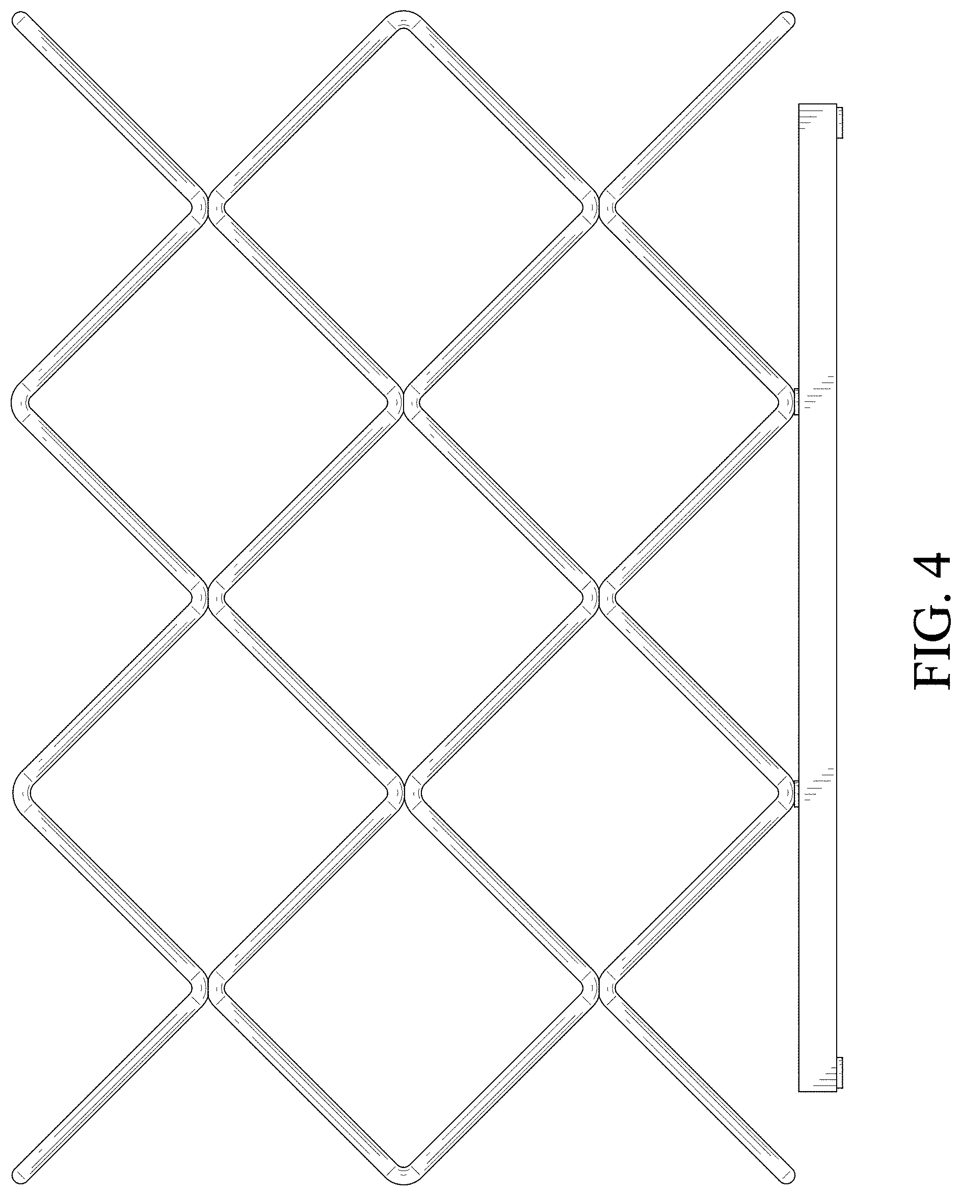 Patent USD1000917 Figure 4 – Wine rack