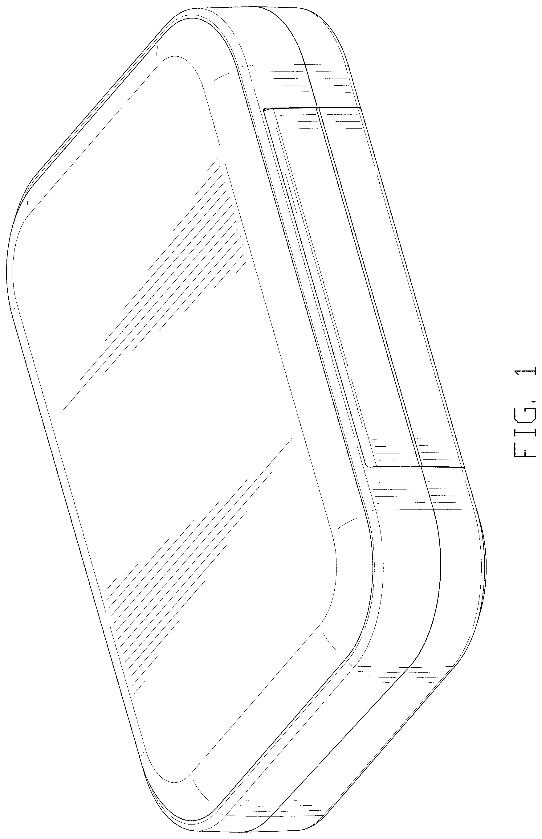 Patent USD1000918 Figure 1 – Lunch box