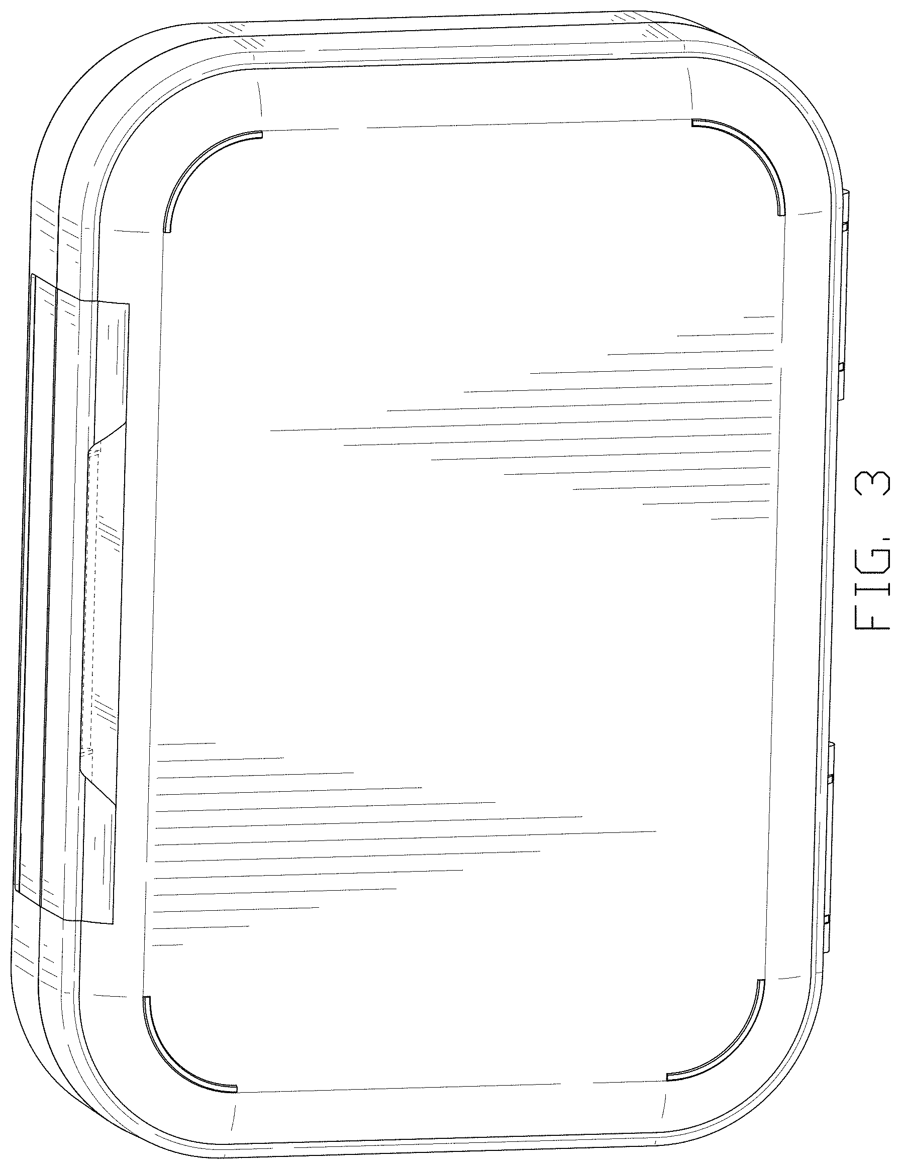 Patent USD1000918 Figure 3 – Lunch box