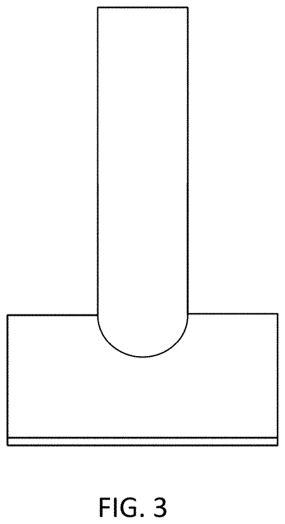 Patent USD1000925 Figure 3 – Outside corner mud plastering tool