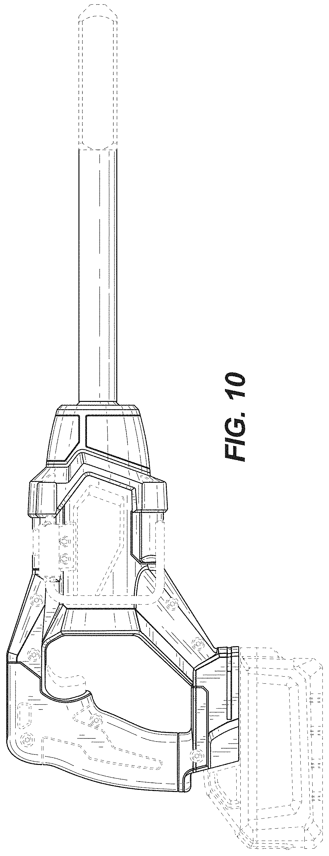 Patent USD1000927 Figure 7 – Concrete vibrator