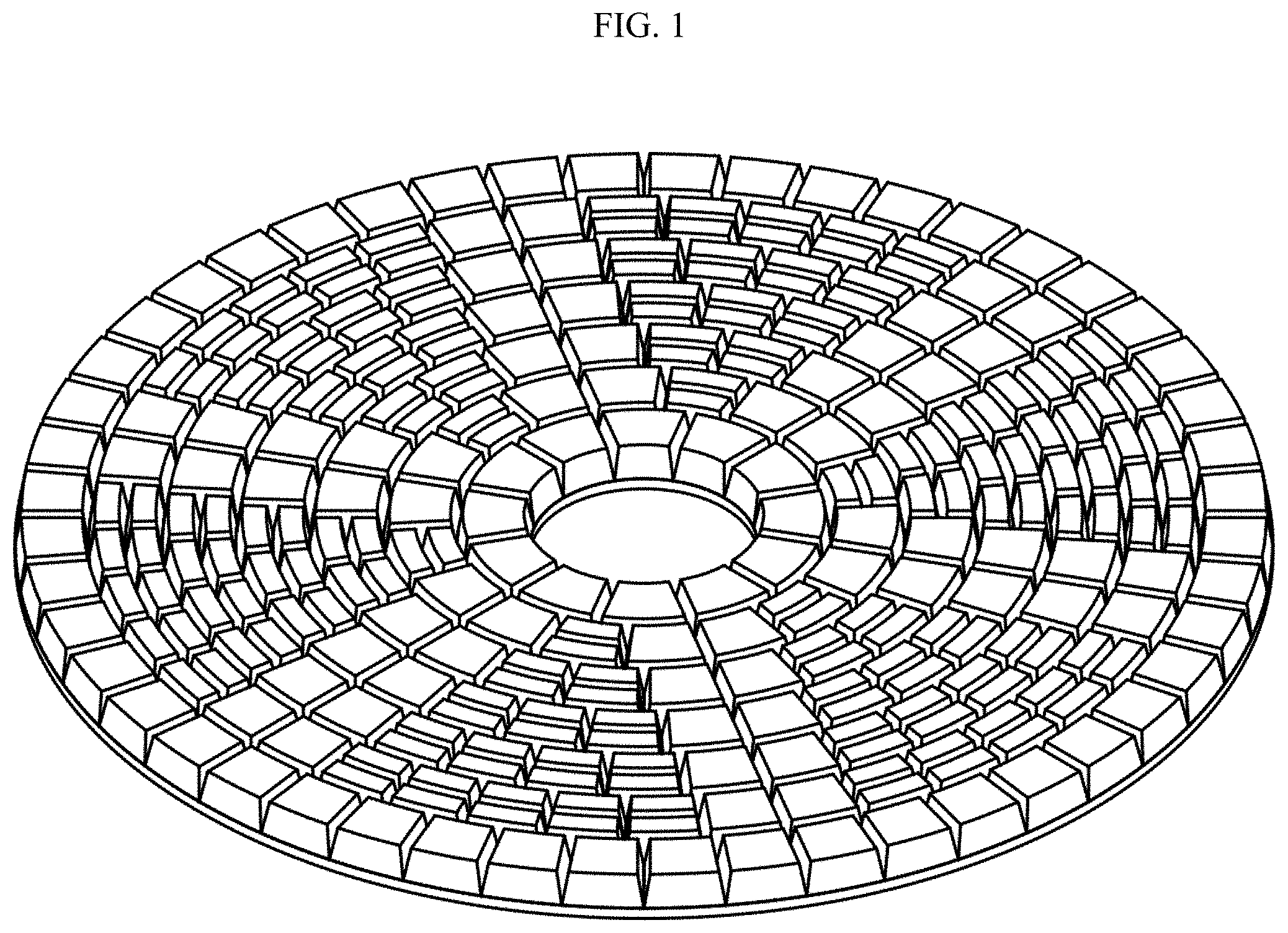 Patent USD1000928 Figure 1 – Polishing pad