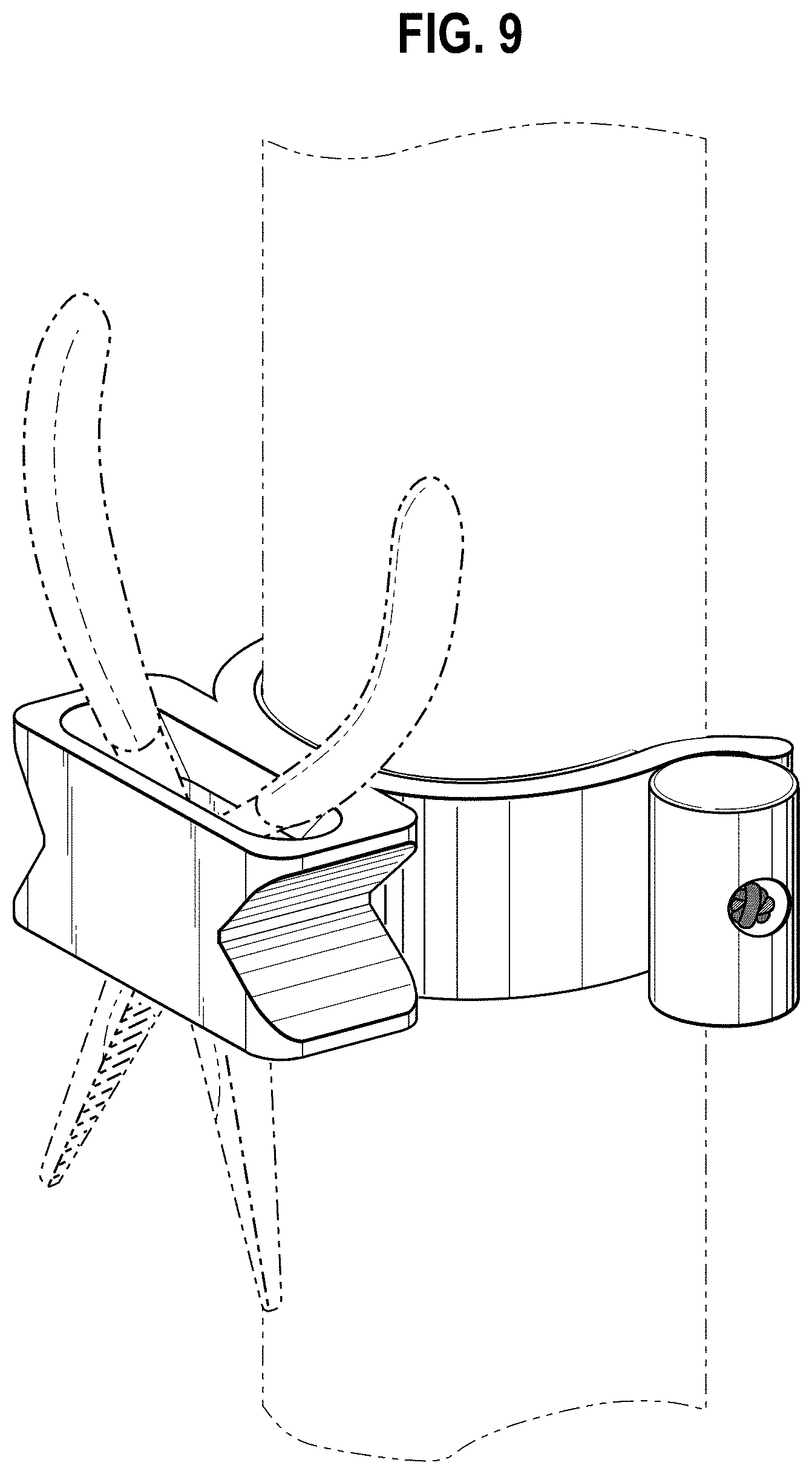 Patent USD1000929 Figure 6 – Tool holder
