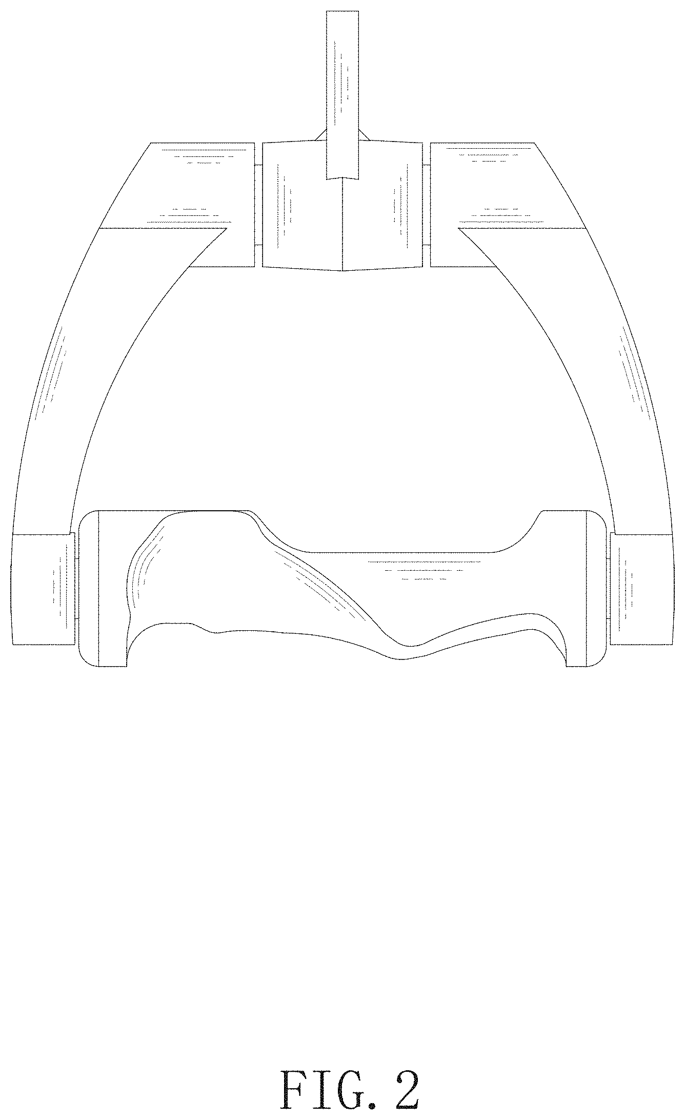 Patent USD1000932 Figure 2 – Double D handle