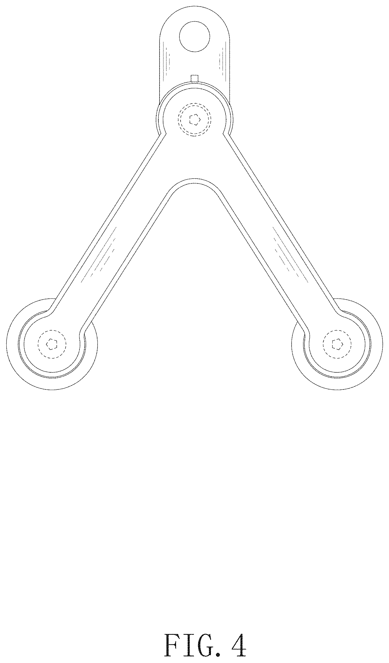 Patent USD1000932 Figure 4 – Double D handle