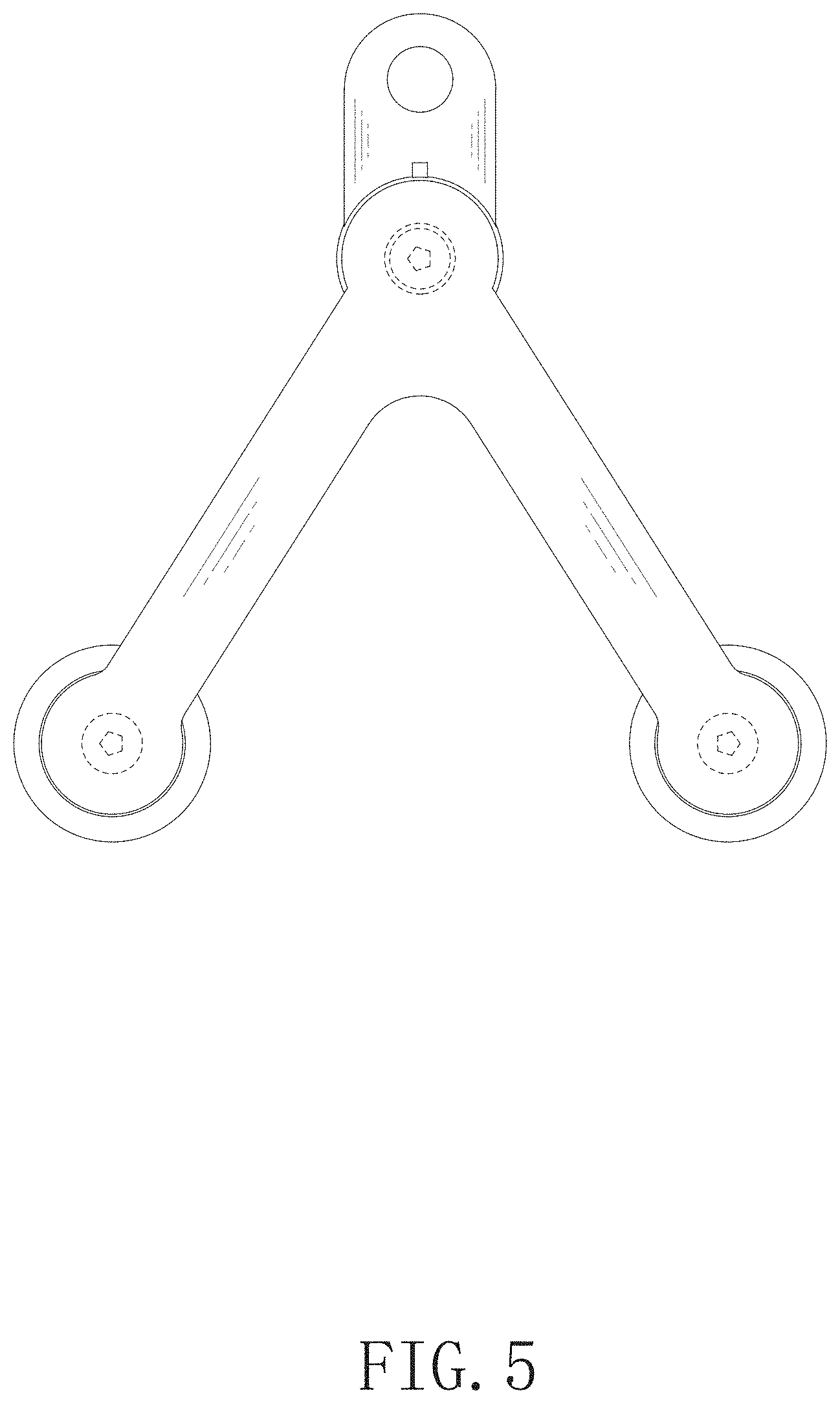Patent USD1000932 Figure 5 – Double D handle