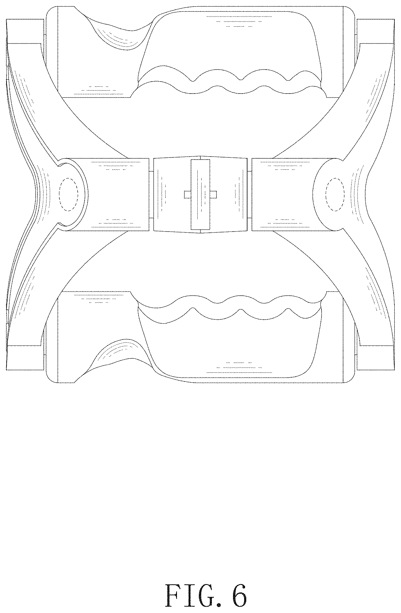 Patent USD1000932 Figure 6 – Double D handle